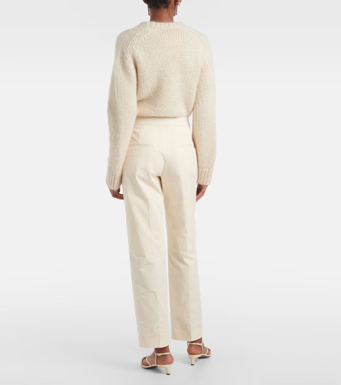 Jil Sander o1y1025 Sweatpant in Cream Size 27" / US 4 / IT 40 - 3 Thumbnail