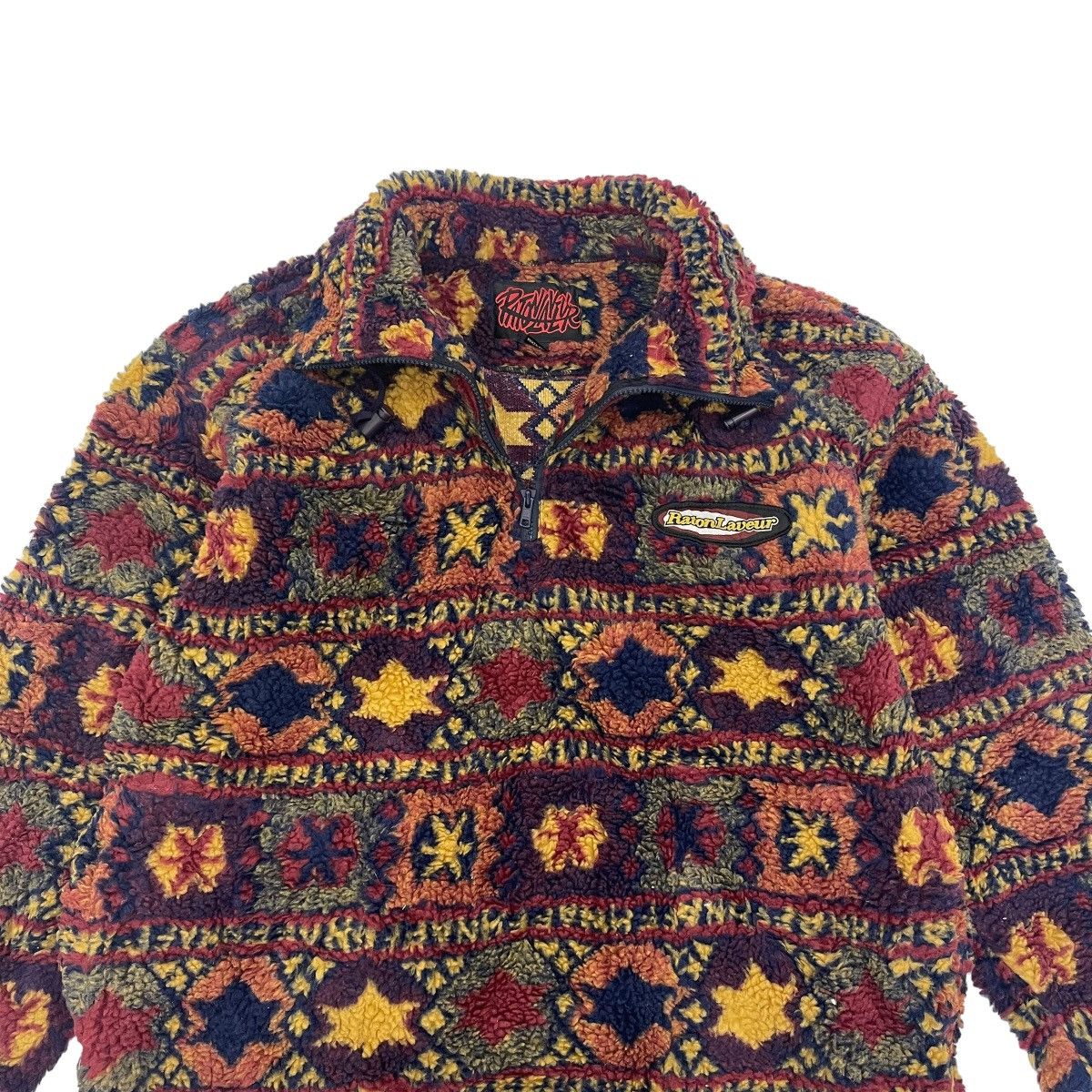 Art Comes First ⚡️Vintage Ratonlaveur Printed Sherpa Fleece Half Zip Sweater Size US L / EU 52-54 / 3 - 6 Thumbnail
