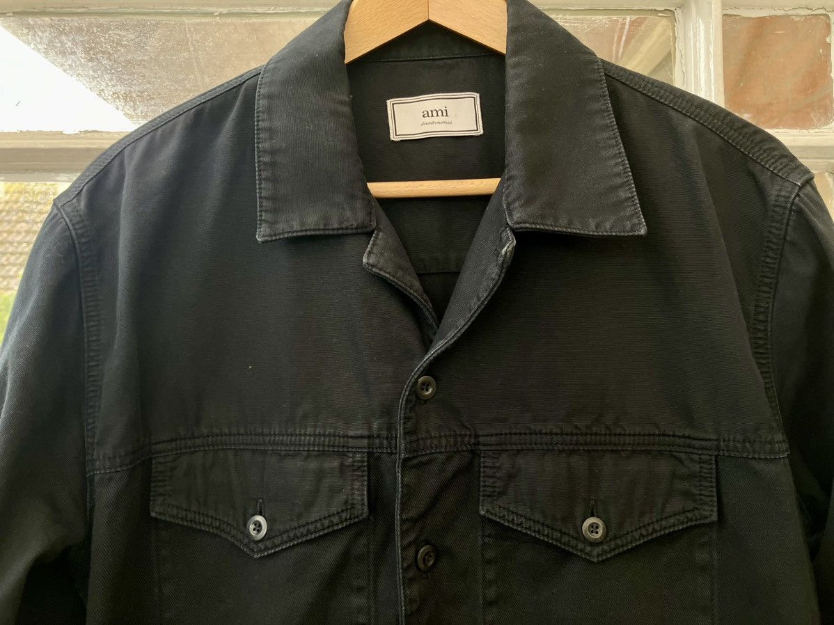 AMI AMI Mattiussi Navy Overshirt/jacket medium Size US M / EU 48-50 / 2 - 2 Thumbnail
