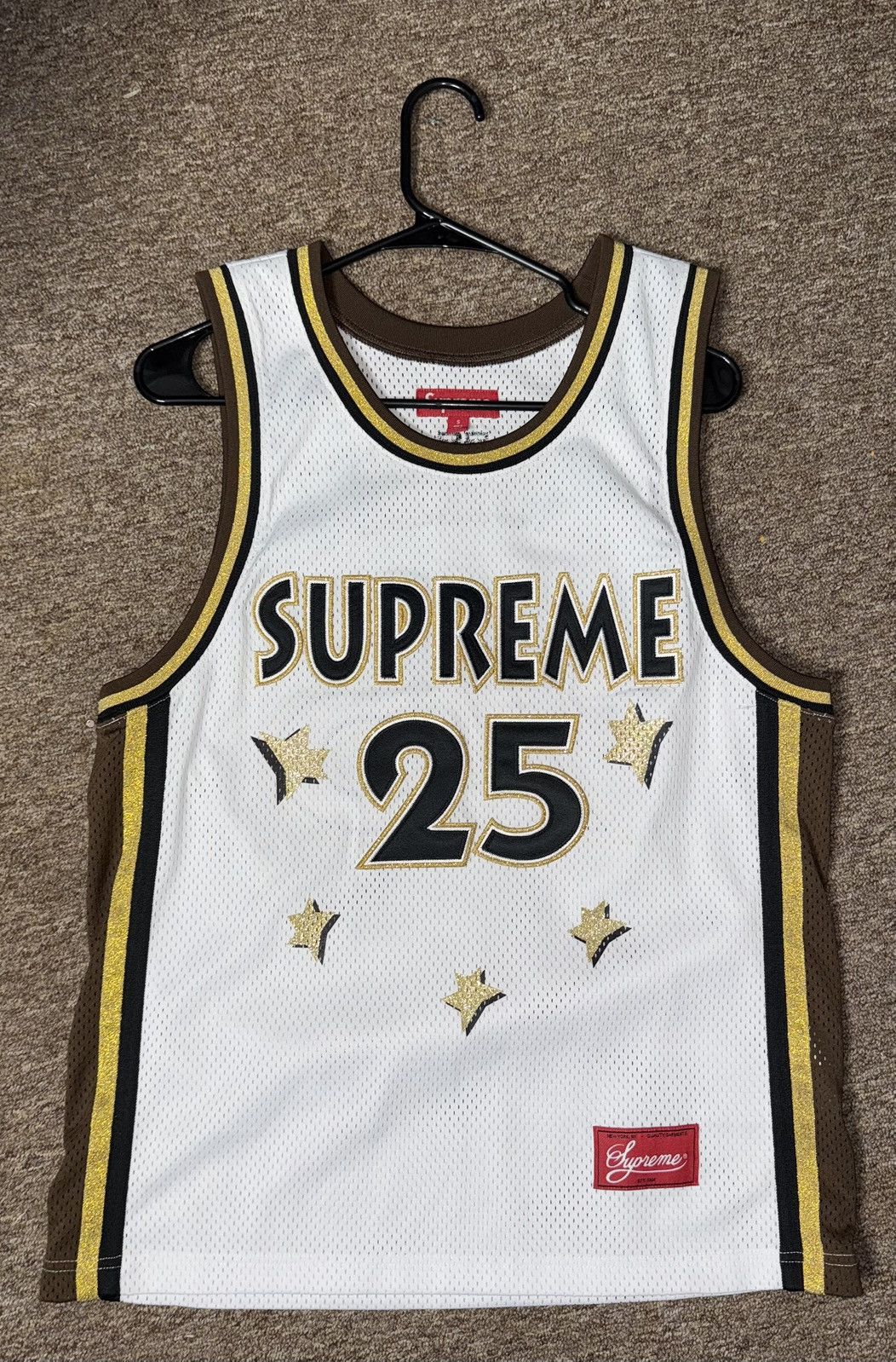 Supreme Supreme All Star Basketball Jersey 'White' Size US S / EU 44-46 / 1 - 1 Thumbnail