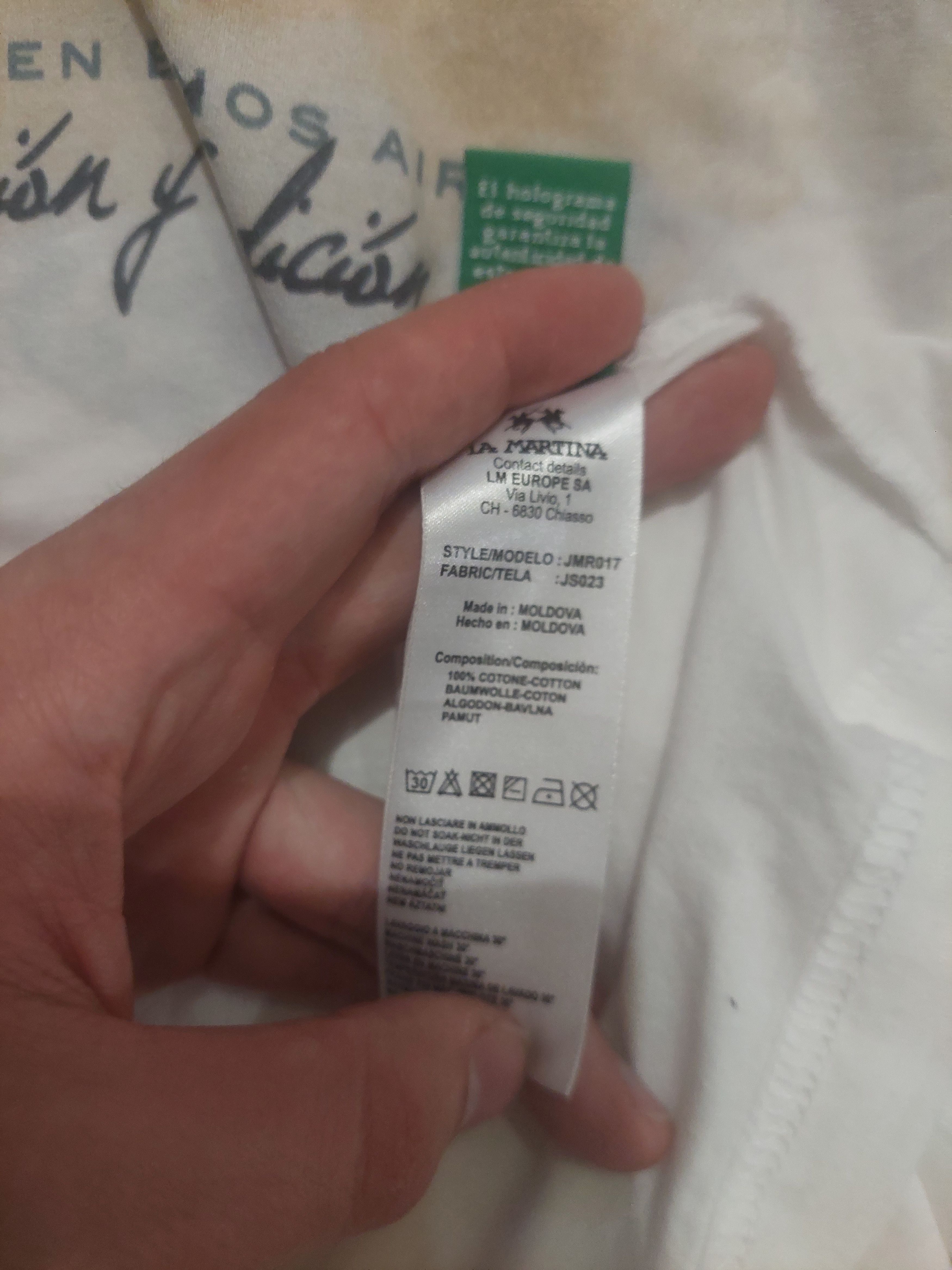 La Martina × Vintage White LA Martina tee Size US XXL / EU 58 / 5 - 3 Thumbnail