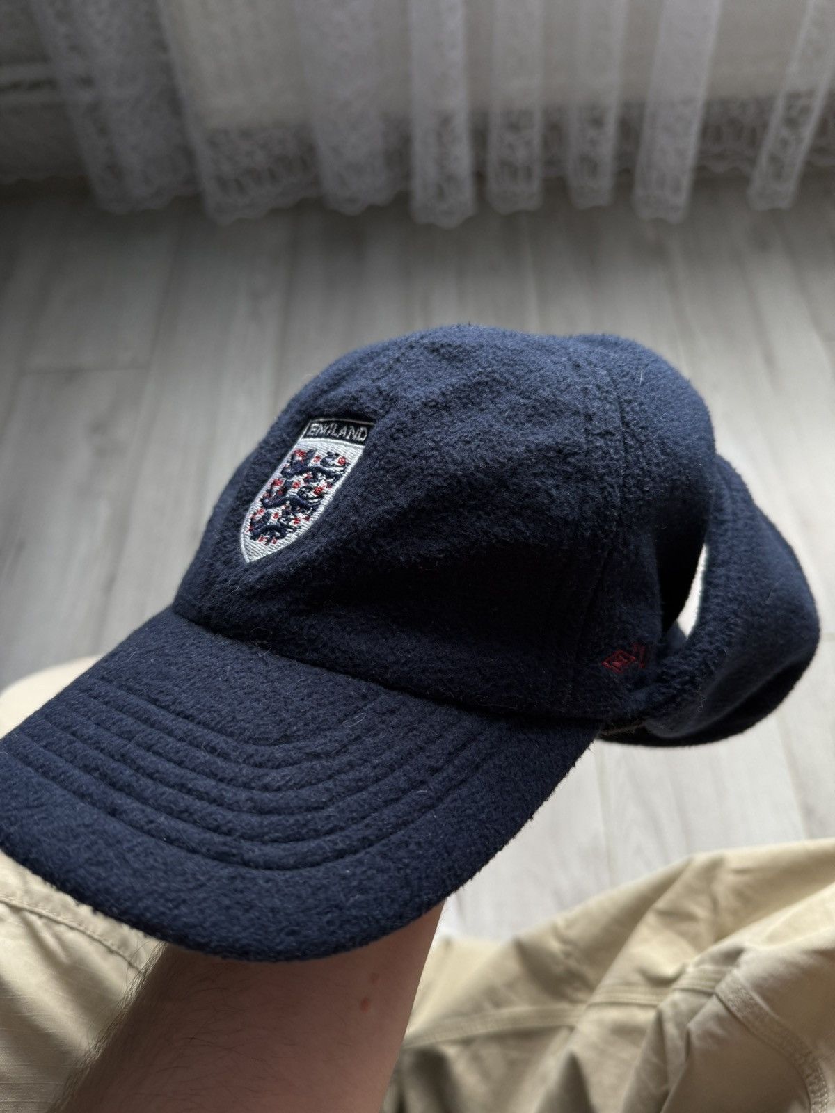 Umbro Vintage Umbro England Soccer Jersey cap 80’s Size 32 - 4 Thumbnail