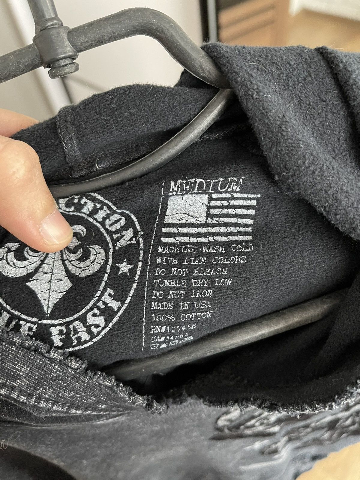 Affliction Affliction Live Fast Vintage Hoodie Pullover Y2K Logo Size US M / EU 48-50 / 2 - 11 Thumbnail