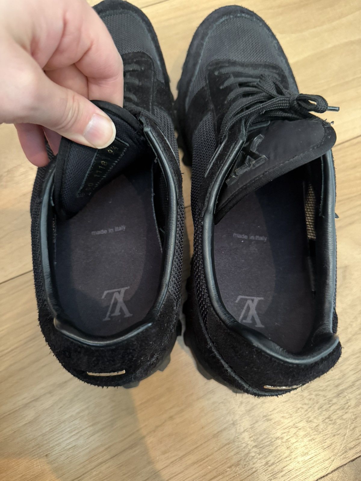 Louis Vuitton Louis Vuitton Suede & Mesh Trainer Sneakers Size US 9.5 / EU 42-43 - 6 Thumbnail