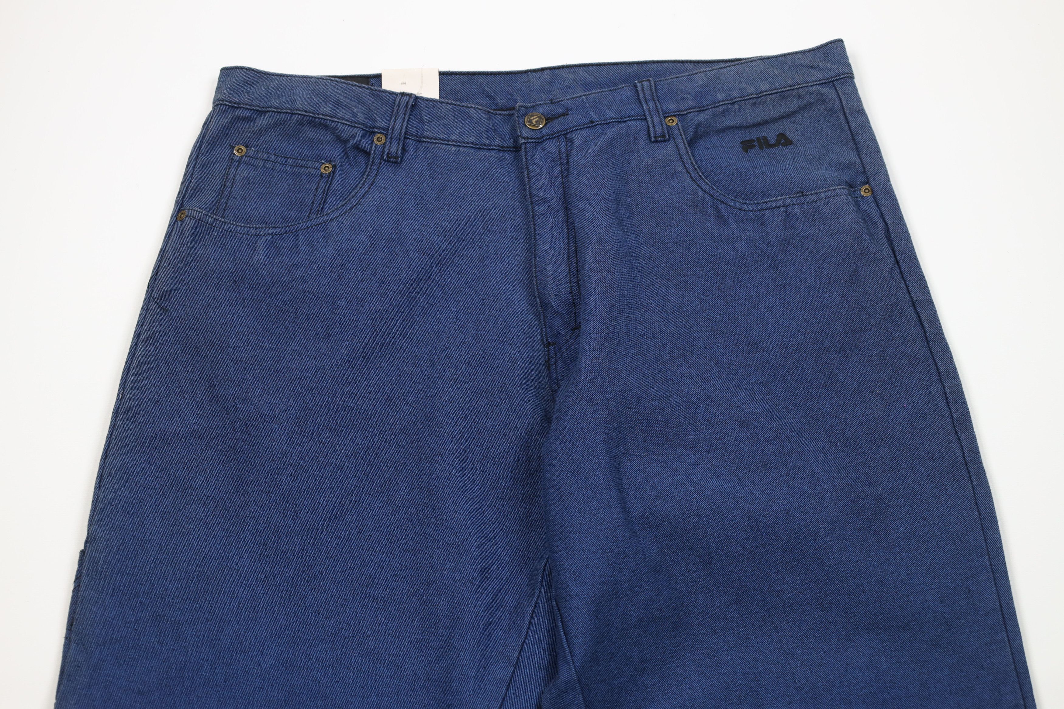 Fila Deadstock Vintage 90s Fila Baggy Wide Leg Skateboard Jeans Size US 42 / EU 58 - 2 Thumbnail