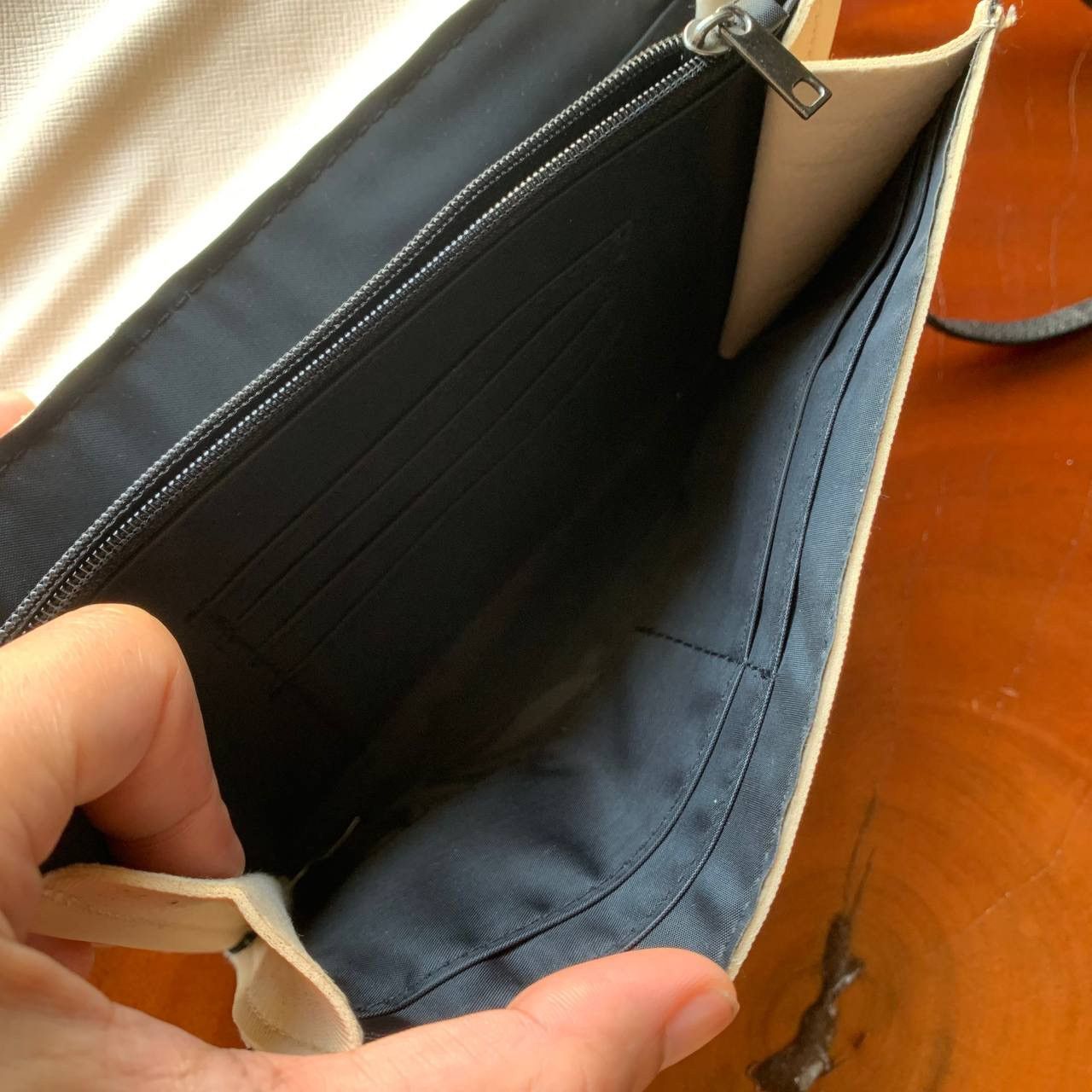 Yohji Yamamoto Y’s by Yohji Yamamoto Small Sling Wallet Leather Bag Size ONE SIZE - 4 Thumbnail
