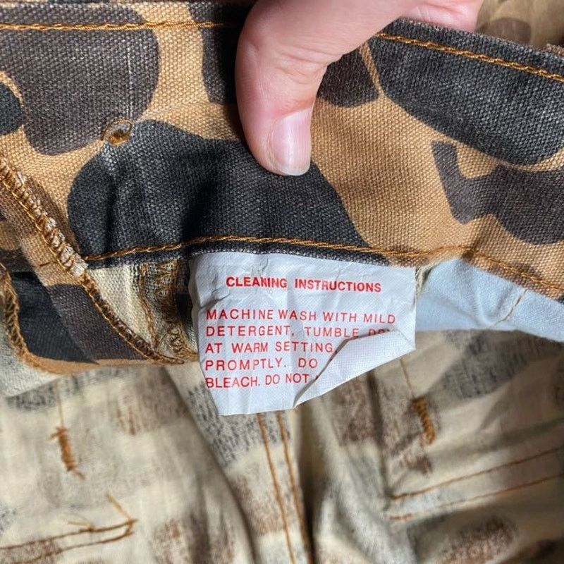 Vintage 60s American Field Sportswear Tan Camo Pants Size US 36 / EU 52 - 2 Thumbnail