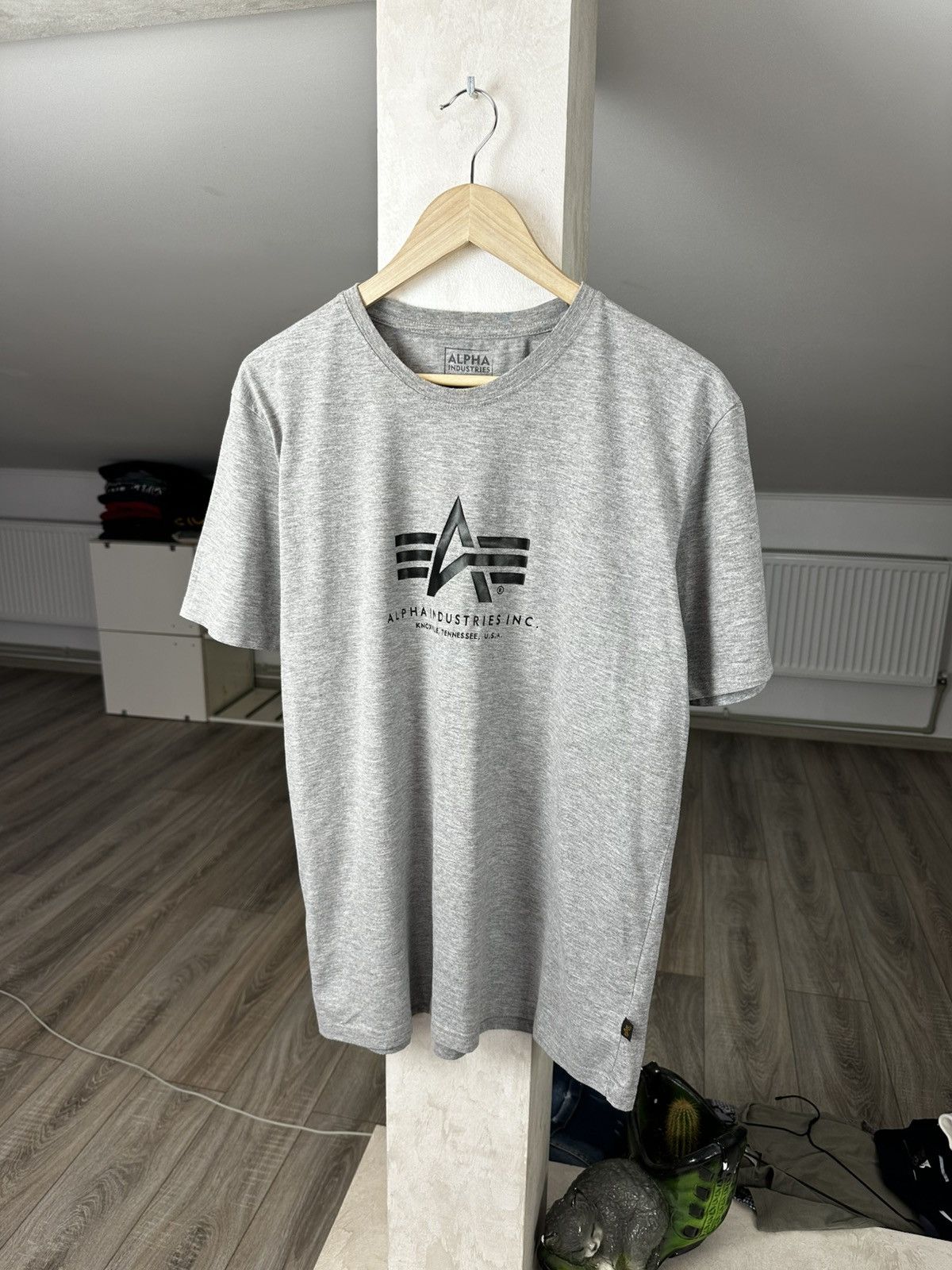 Alpha Industries Alpha Industries Big Logo Tee Shirt Size US XL / EU 56 / 4 - 1 Thumbnail