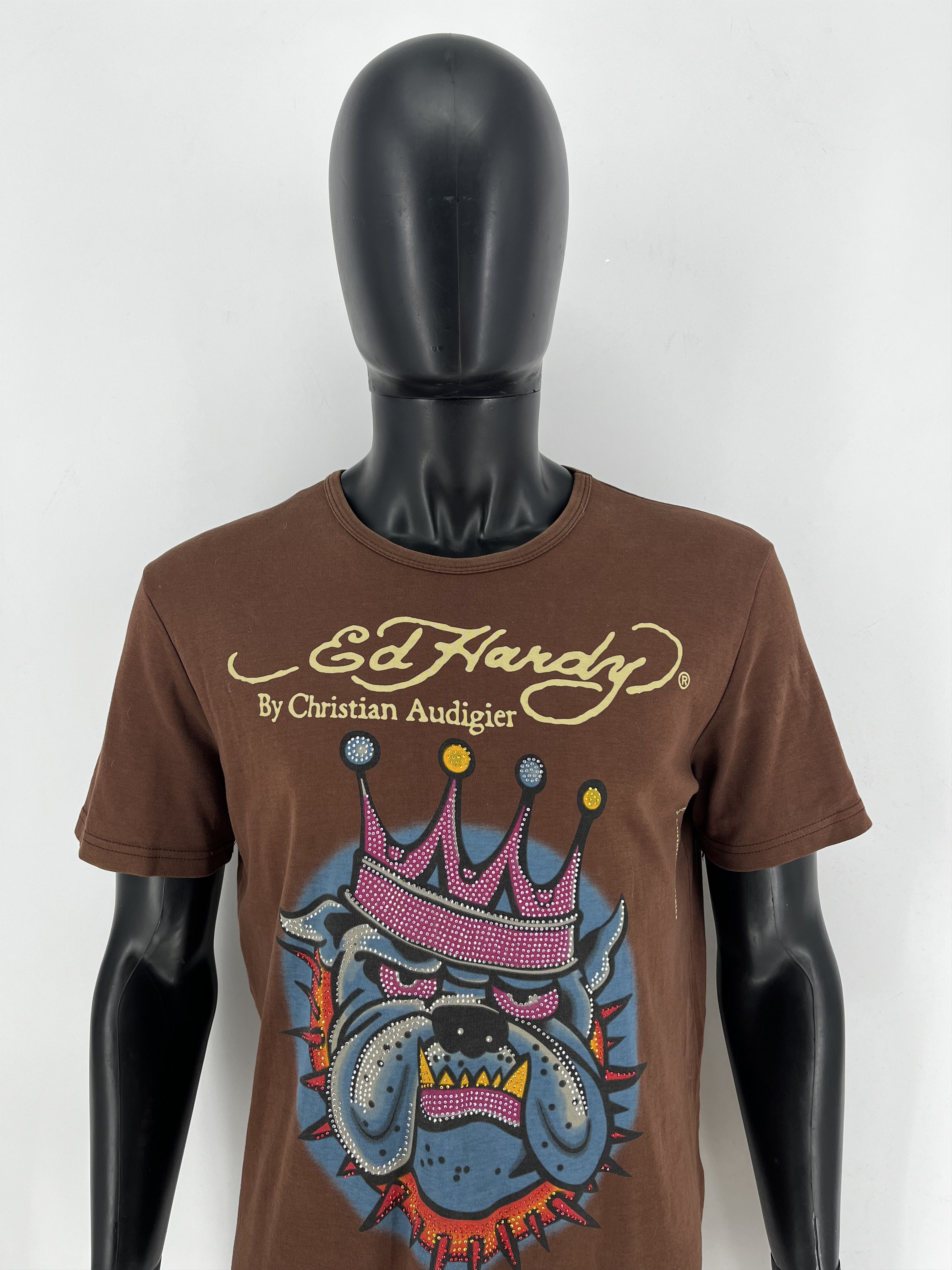 Christian Audigier Vintage Ed Hardy By Christian Audigier Knife In The Heart XL Size US XL / EU 56 / 4 - 9 Thumbnail