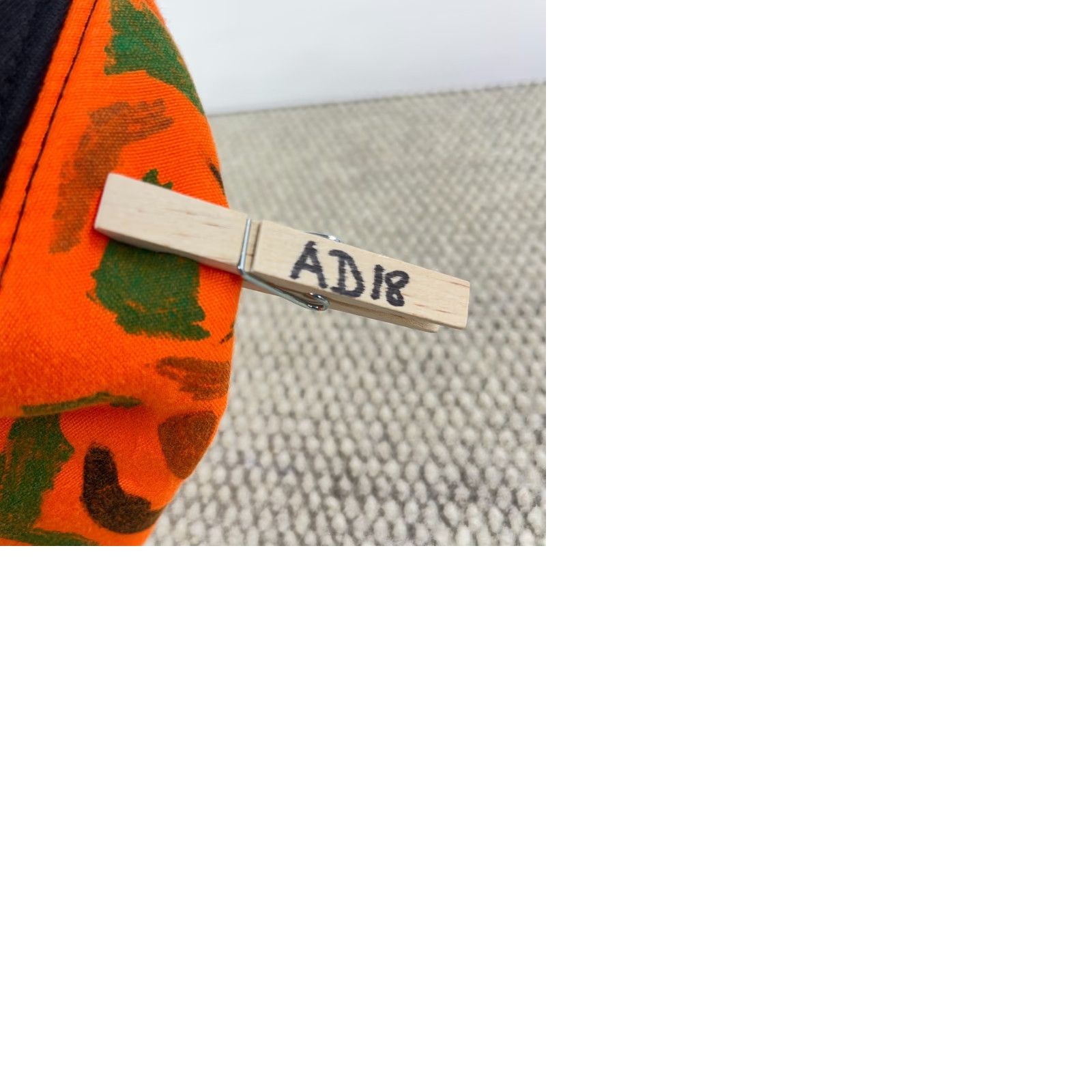 Vintage VINTAGE Blaze Orange Camo Trucker Hat Cap Strap back Insulated 90s Y2K Hunting Size 44L - 9 Thumbnail