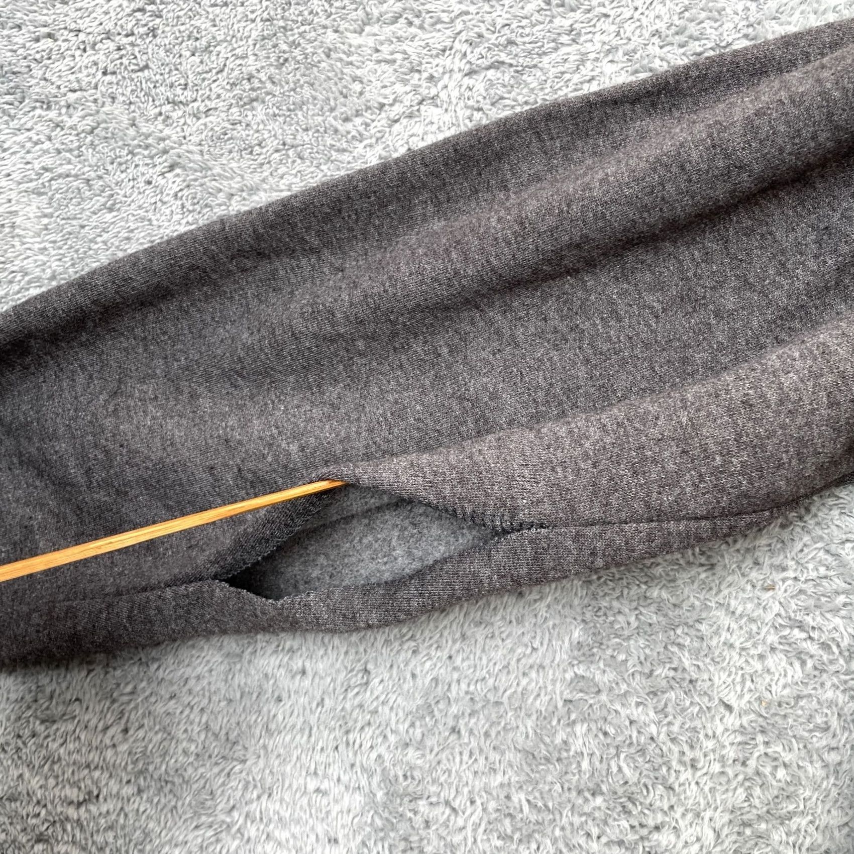 Logo 7 VINTAGE New Orleans Hoodie Mens Large Gray Heathered Fleece Lined Embossed Logo Cotton Size US L / EU 52-54 / 3 - 7 Thumbnail
