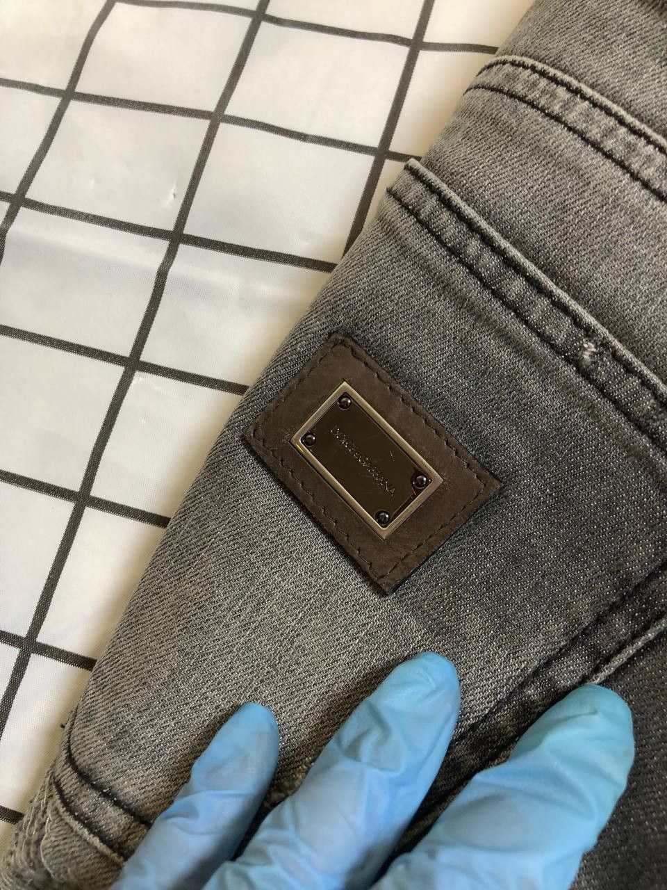 Dolce & Gabbana Dolce & Gabbana Grey Washed And Distressed Denim Size 28" / US 6 / IT 42 - 15 Thumbnail