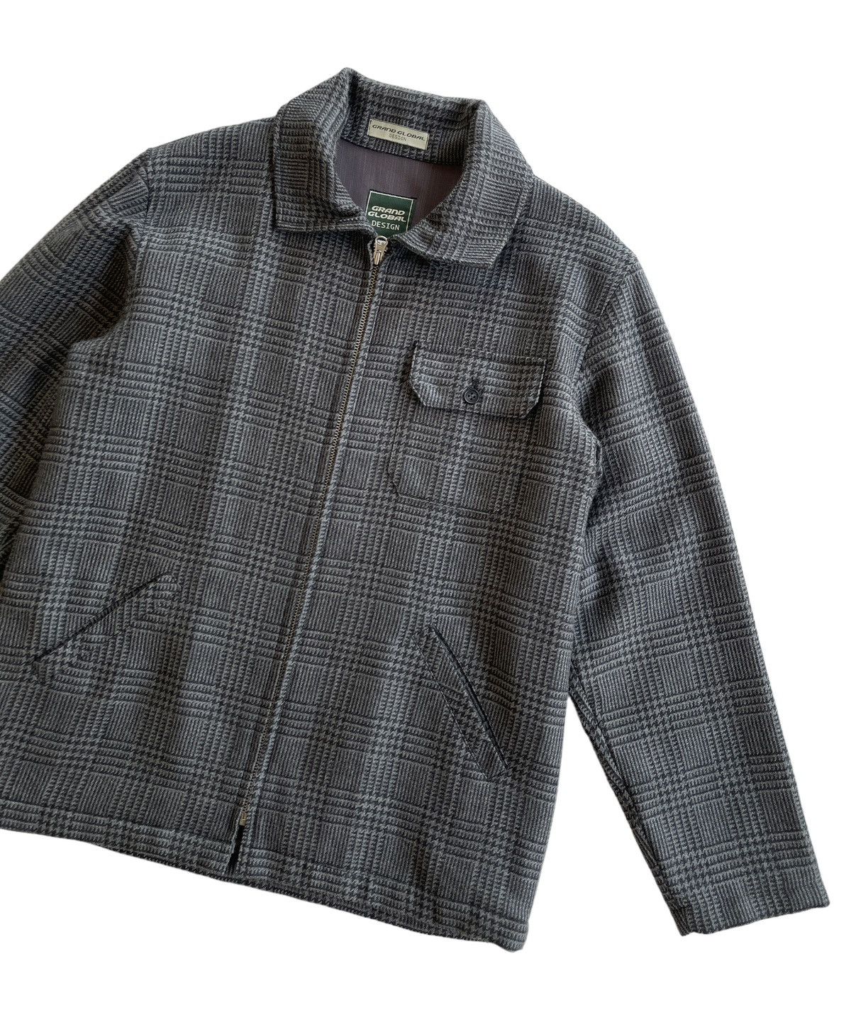 Global Work Grand Global Japan Wool Houndstooth Jacket Size US M / EU 48-50 / 2 - 5 Thumbnail