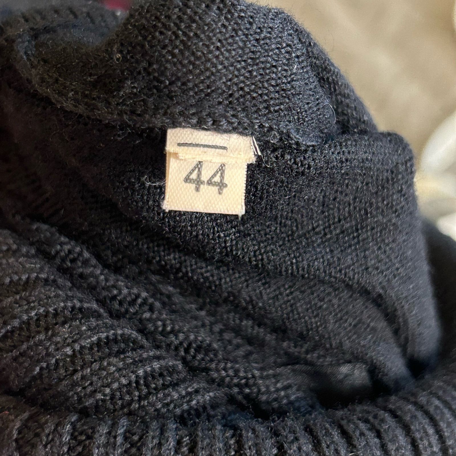 Alpha Studio Alpha Studio Sweater Merino Wool Black Turtleneck Sz 44/US L Size L / US 10 / IT 46 - 7 Thumbnail