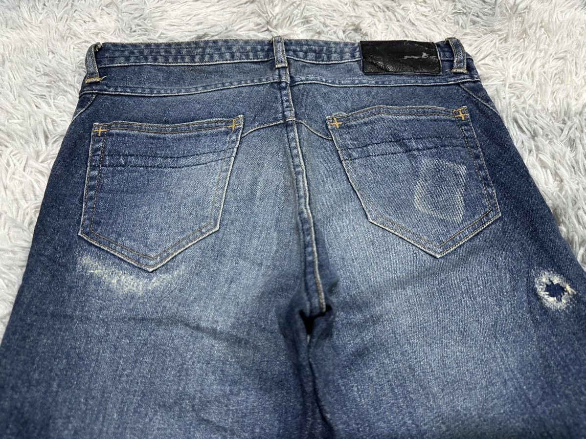 Number (N)ine 🔥Y2K 2000s Number (N)ine Note Denim Distressed Size US 30 / EU 46 - 9 Thumbnail