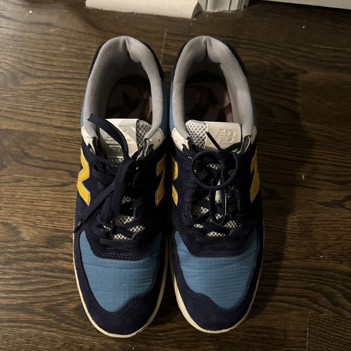 New Balance New Balance 574 Navy Light Blue Size US 11 / EU 44 - 4 Thumbnail