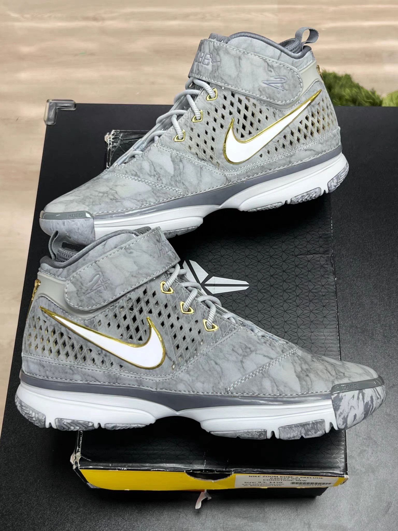 Nike NIKE Zoom Kobe 2 Prelude Grey Basketball Shoes K15 Size US 10 / EU 43 - 6 Thumbnail