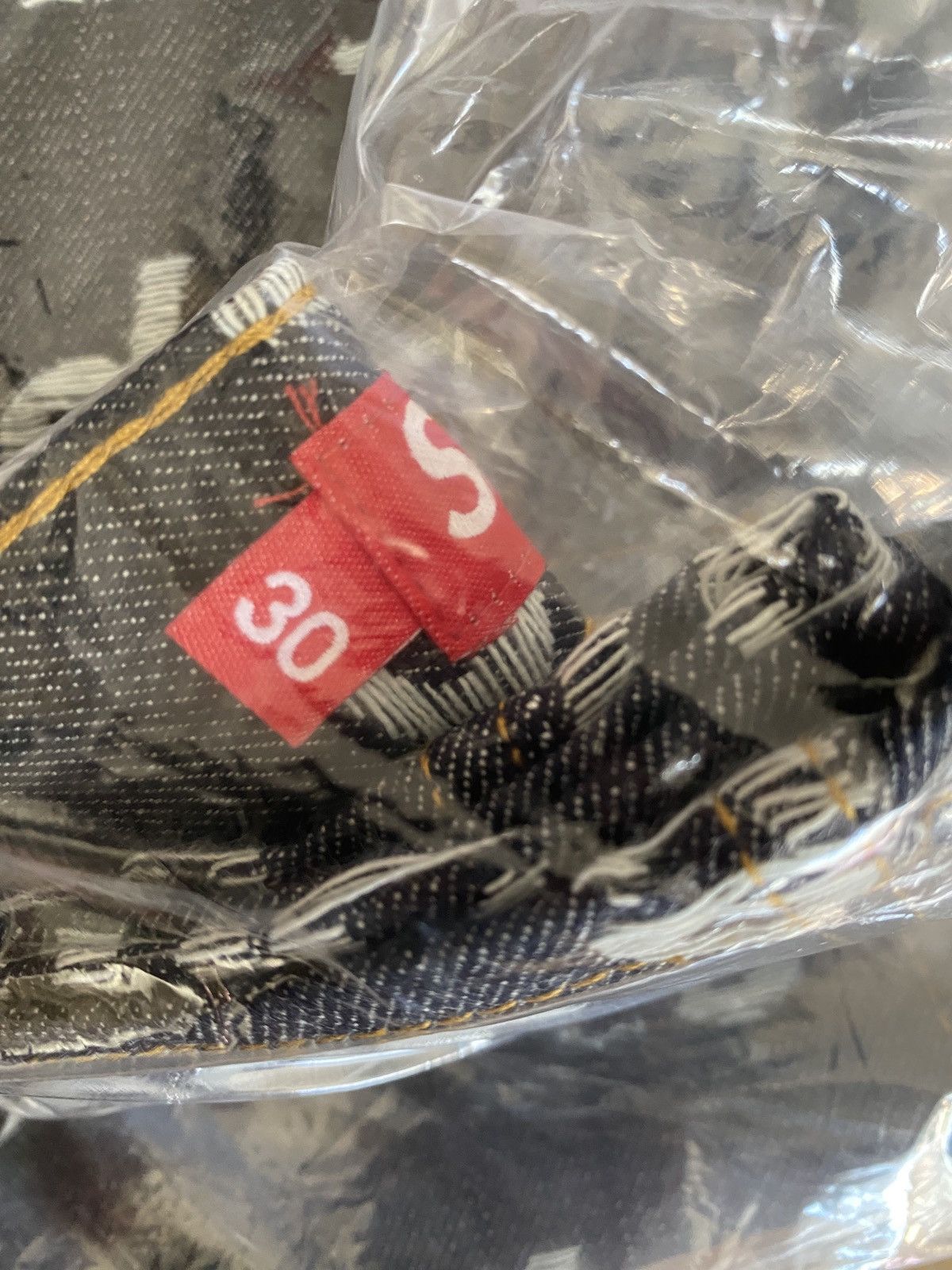 Supreme Supreme Jacquard Logos Double Knee Denim Painter Jean sz 30 Size US 30 / EU 46 - 4 Thumbnail