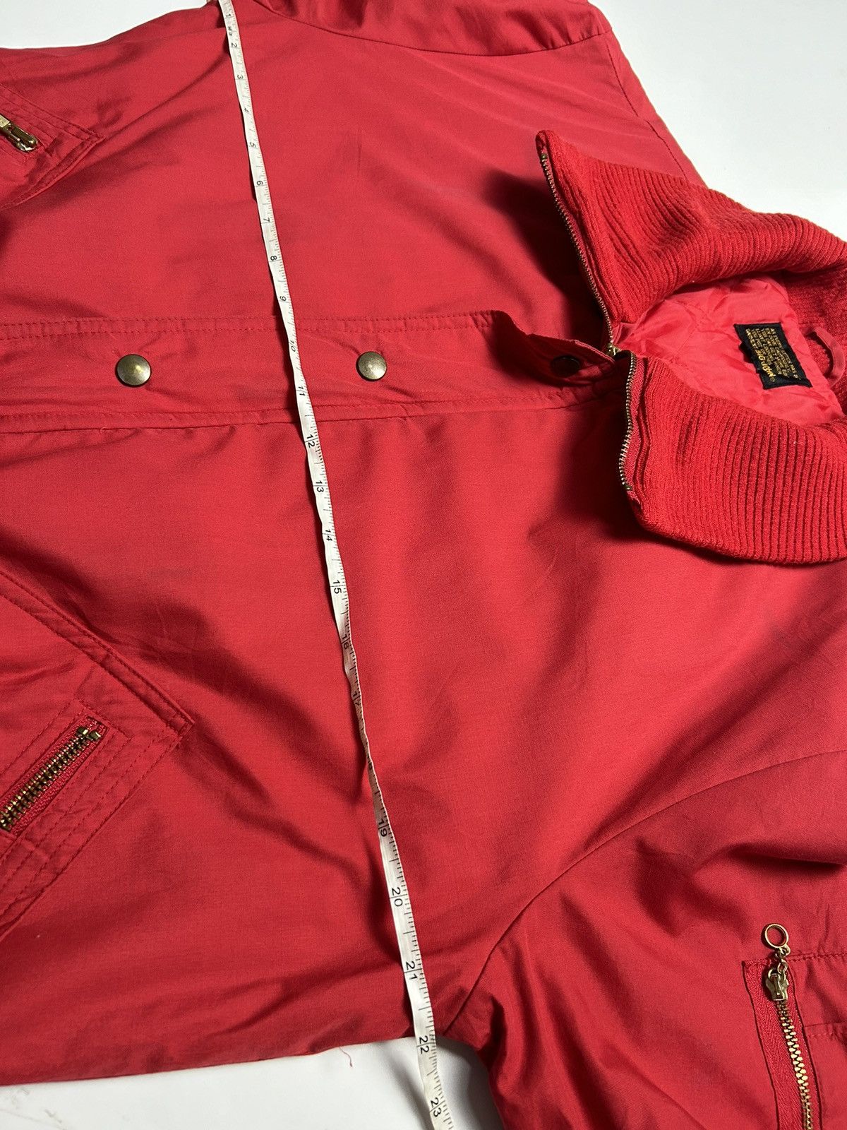 Big John × Vintage VINTAGE BIG JOHN RED BOMBER JACKET Size US M / EU 48-50 / 2 - 7 Thumbnail