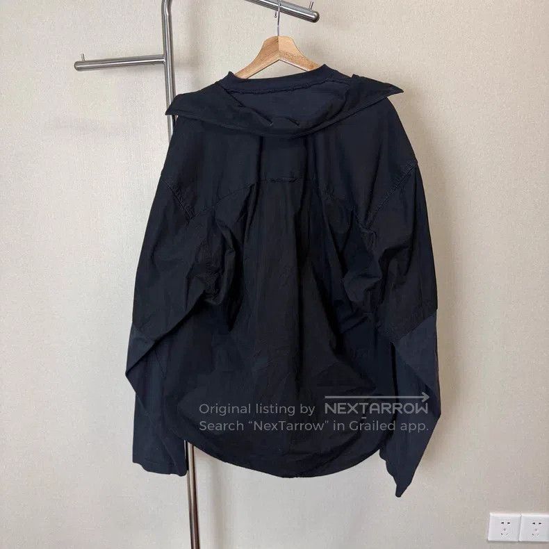 Balenciaga Balenciaga Fake Two-Piece Shirt - Black and Blue Size US L / EU 52-54 / 3 - 2 Thumbnail