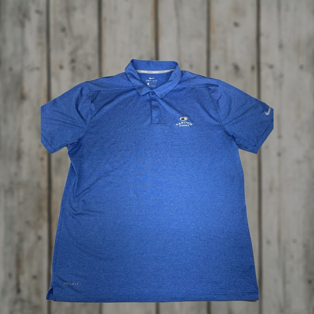 Nike Nike Golf Dri-Fit Polo Shirt Blue Men’s Large Size US L / EU 52-54 / 3 - 1 Thumbnail