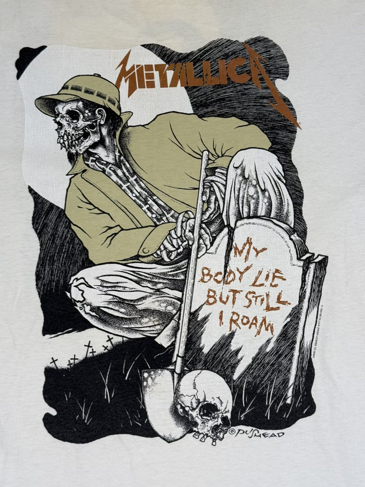 Band Tees × Vintage Metallica “My Body Lie, But Still I Roam” Tee Size US XL / EU 56 / 4 - 2 Thumbnail