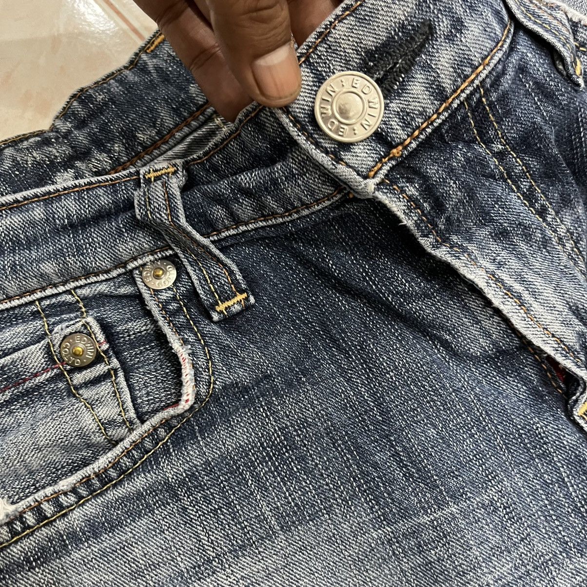 Edwin Vintage Edwin Distressed Denim Jeans Size US 30 / EU 46 - 5 Thumbnail
