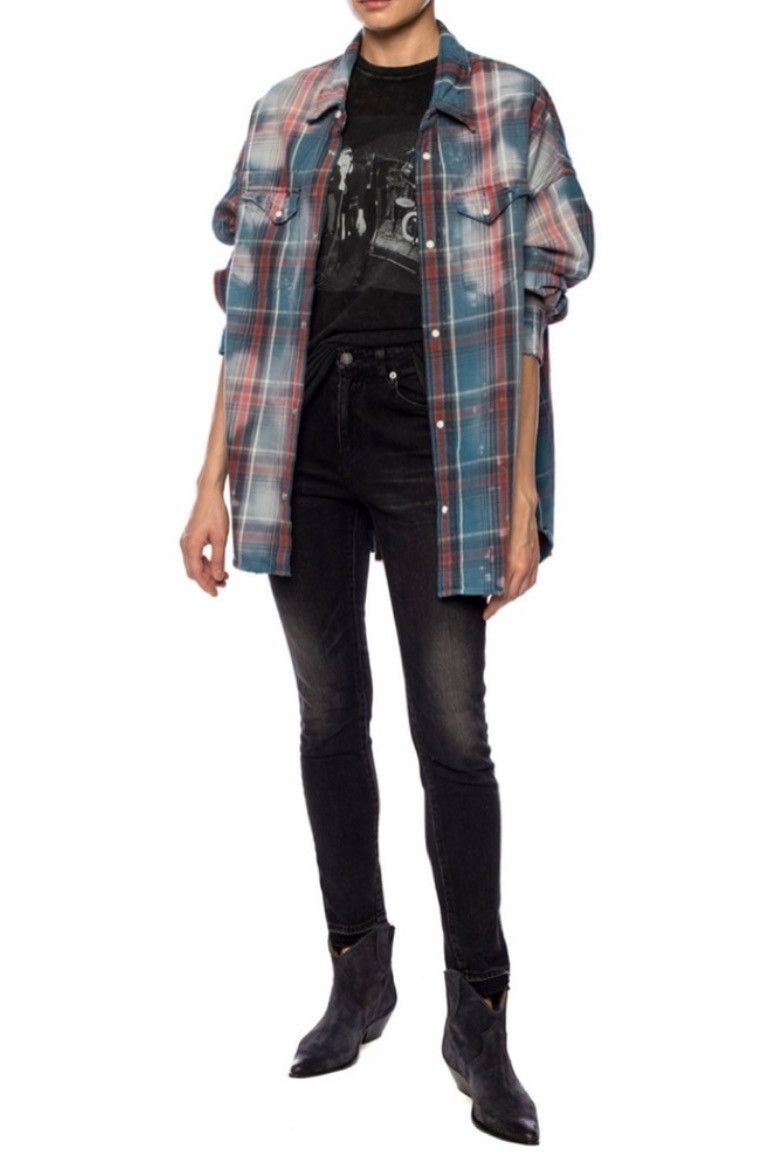 R13 Bleached oversized cowboy shirt. Small Size S / US 4 / IT 40 - 7 Thumbnail
