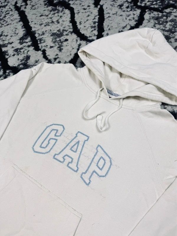 Gap Gap hoodie white blue logo M Size M / US 6-8 / IT 42-44 - 3 Thumbnail