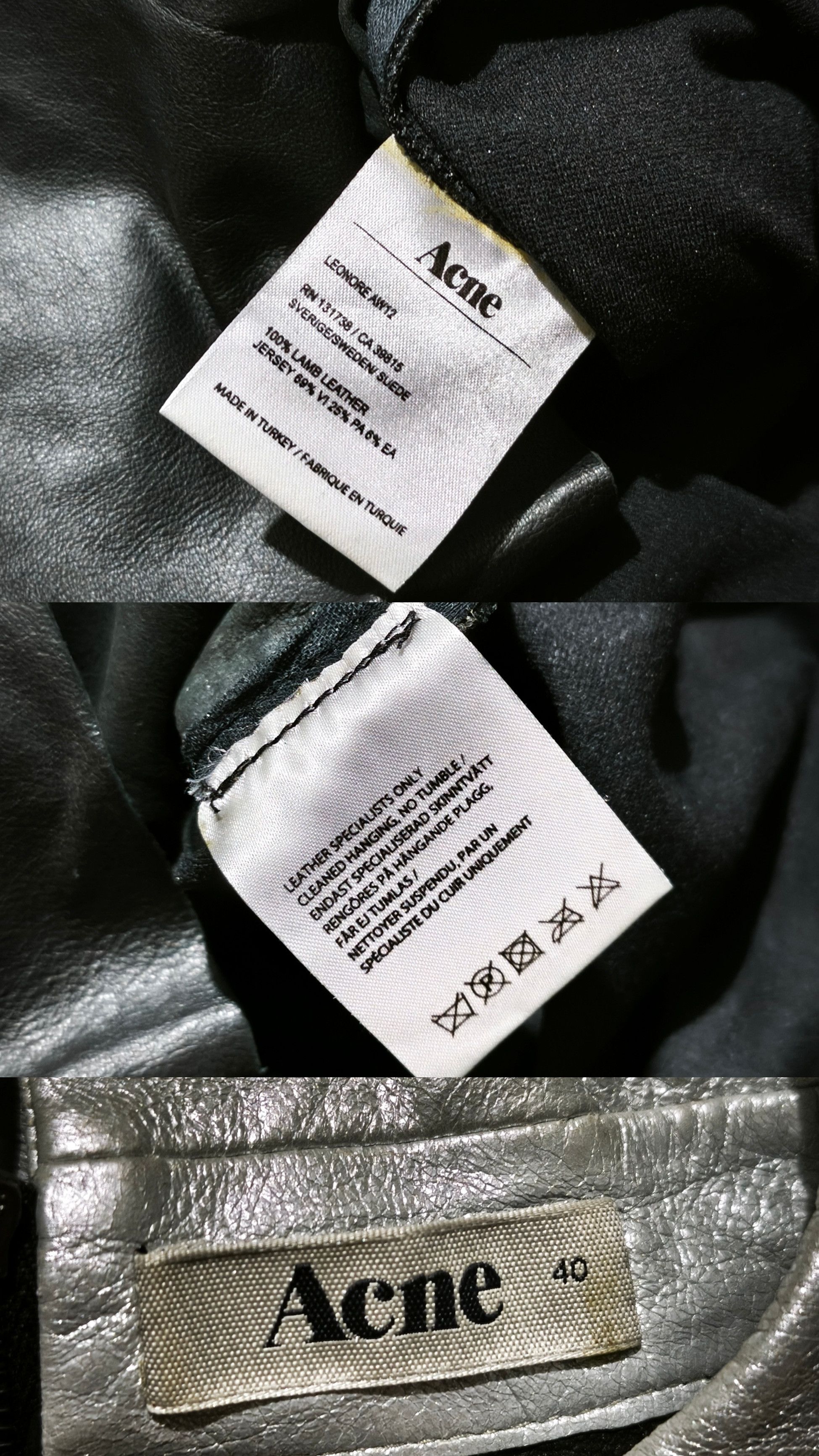 Acne Studios Acne Studios Black Stretchy Leather Dress Size M / US 6-8 / IT 42-44 - 11 Thumbnail
