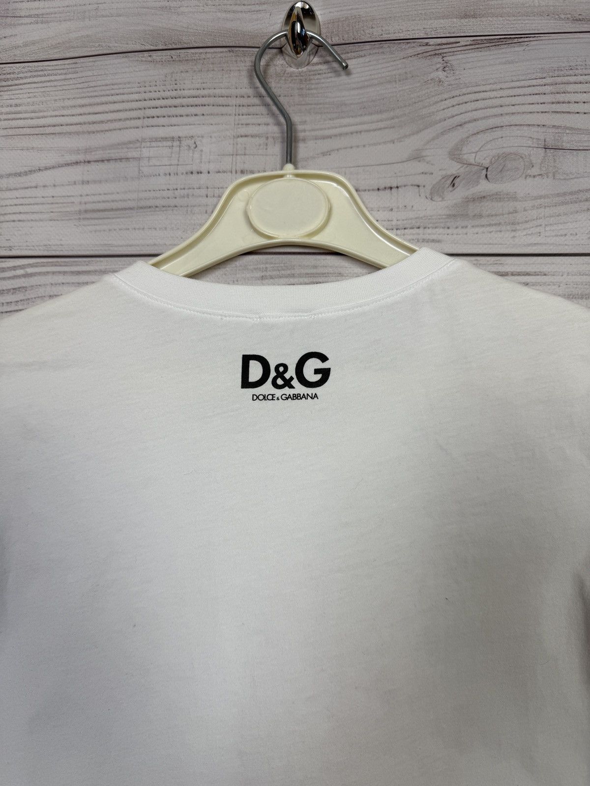 Dolce & Gabbana Y2K DOLCE GABANNA D&G LOGO TEE Size US XS / EU 42 / 0 - 3 Thumbnail