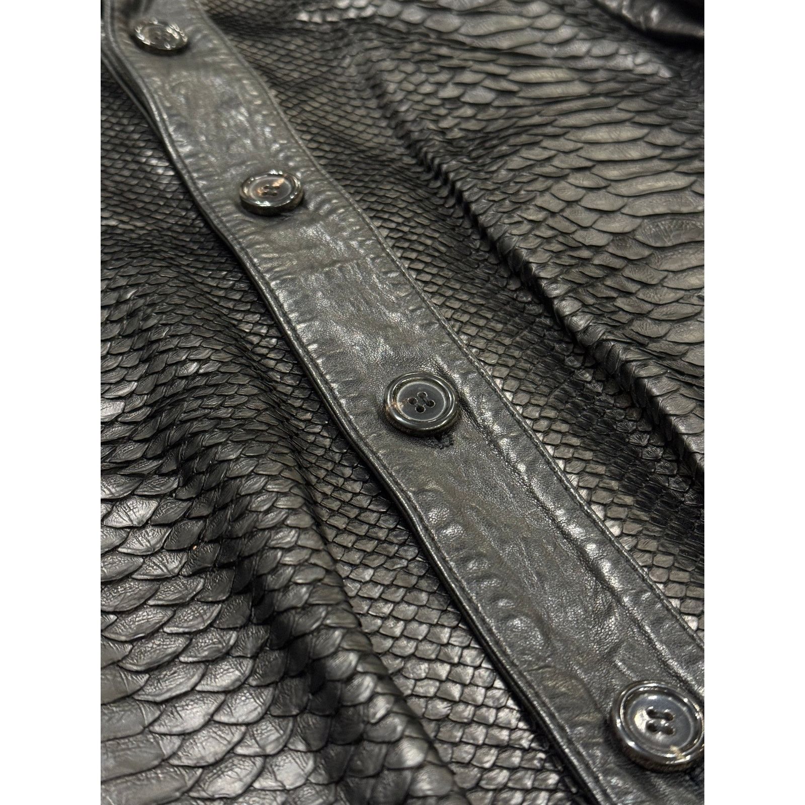 Saint Laurent Paris 2000s Yves Saint Laurent by Tom Ford python bomber jacket Size US S / EU 44-46 / 1 - 5 Thumbnail