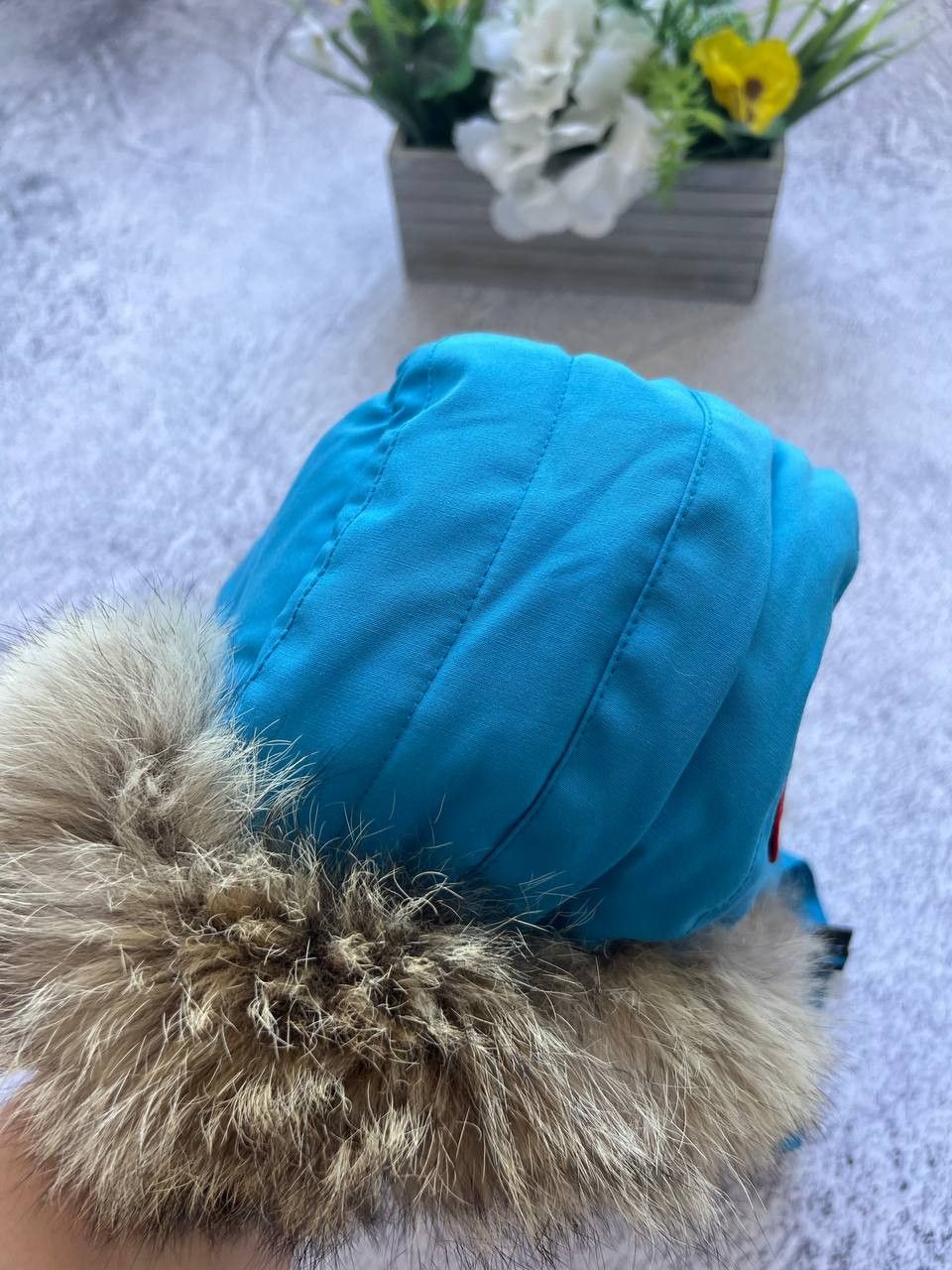 Canada Goose NEW CANADA GOOSE AVIATOR HAT FUR L/XL Size 34 - 20 Thumbnail