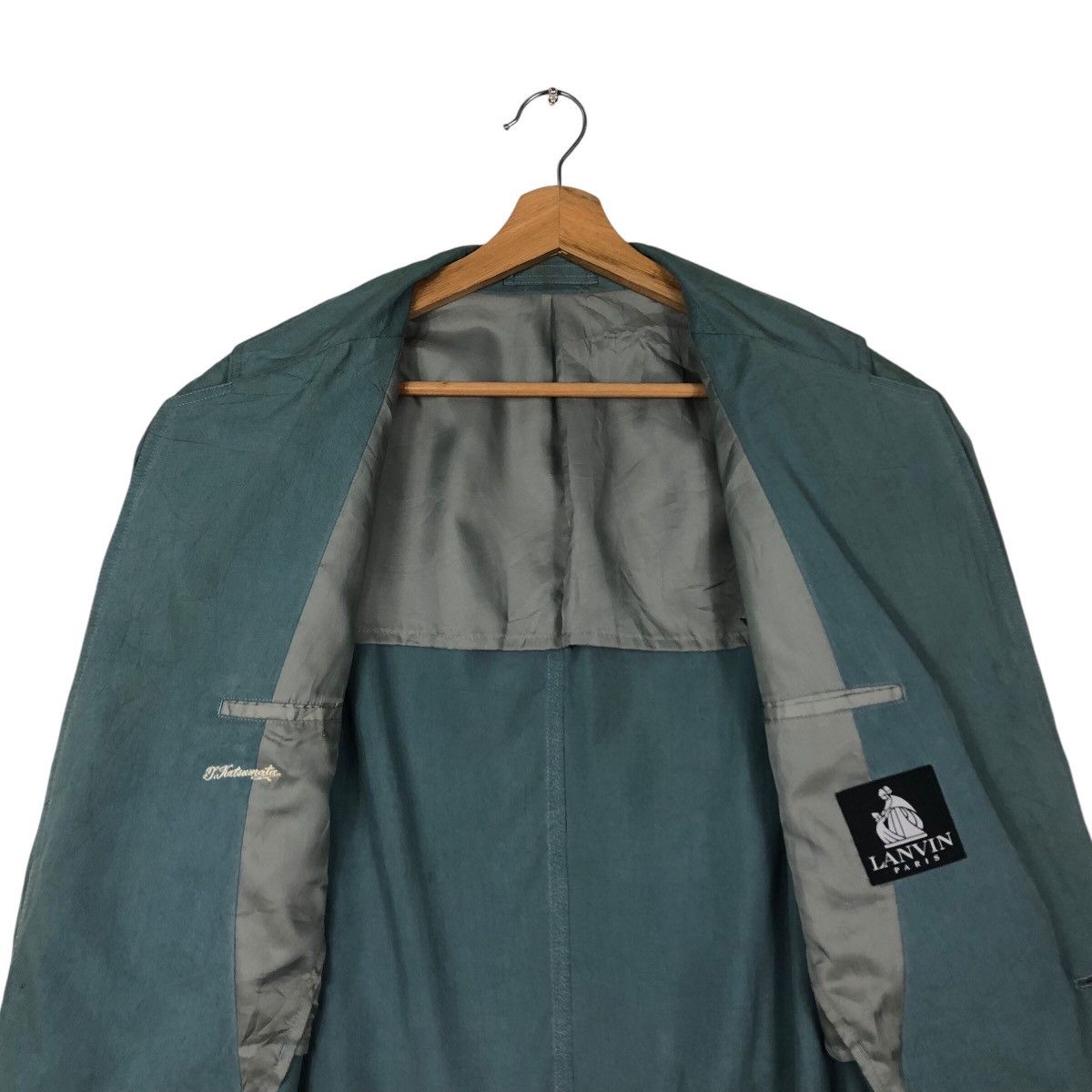 Japanese Brand × Lanvin × Vintage 📌Vintage Lanvin Paris Coats Double Breast Size US M / EU 48-50 / 2 - 15 Thumbnail