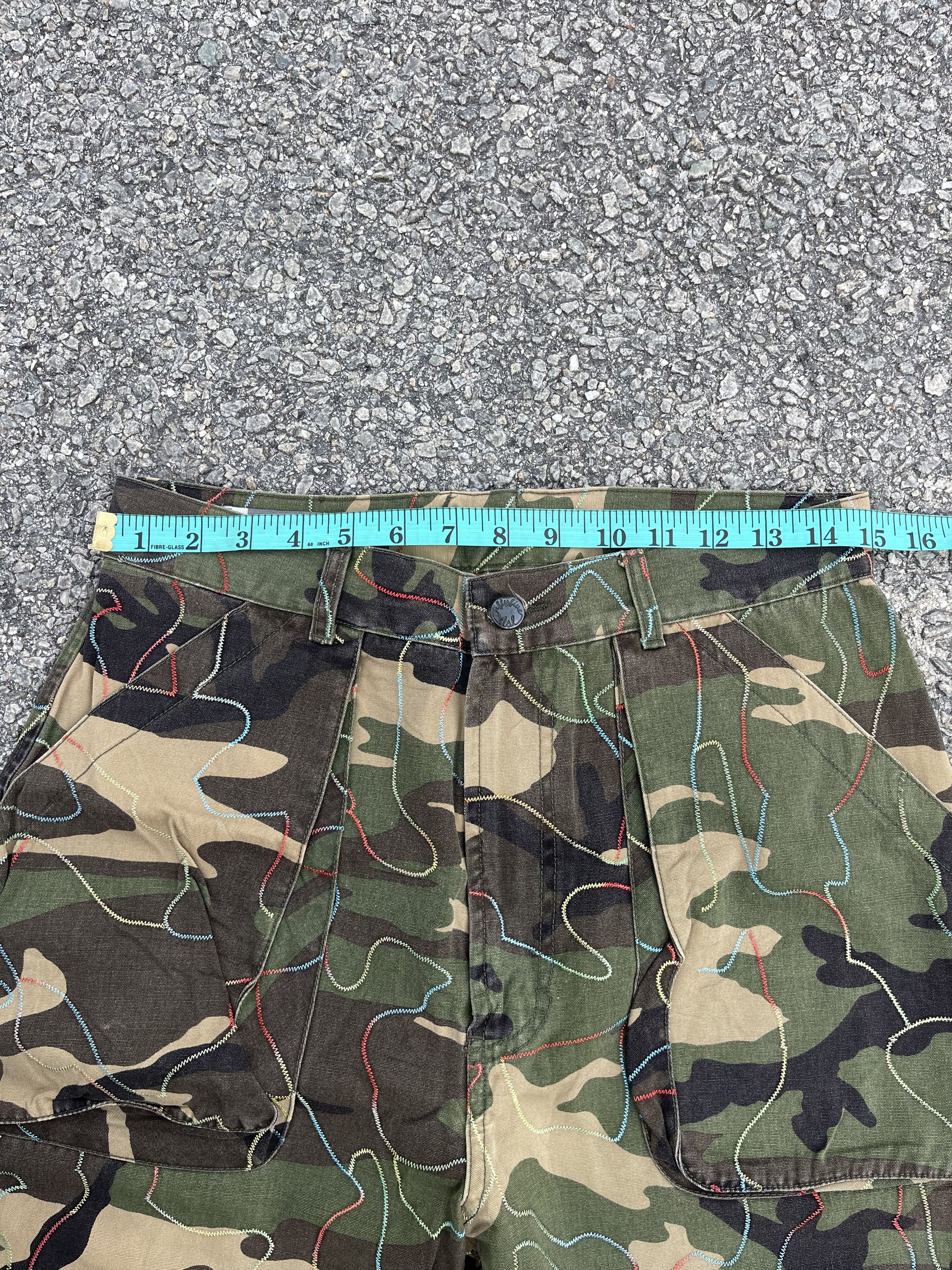 55DSL × Le Grande Bleu (L.G.B.) Army Camouflage Cargo Rainbow Embroidery Stitching Size US 30 / EU 46 - 9 Thumbnail