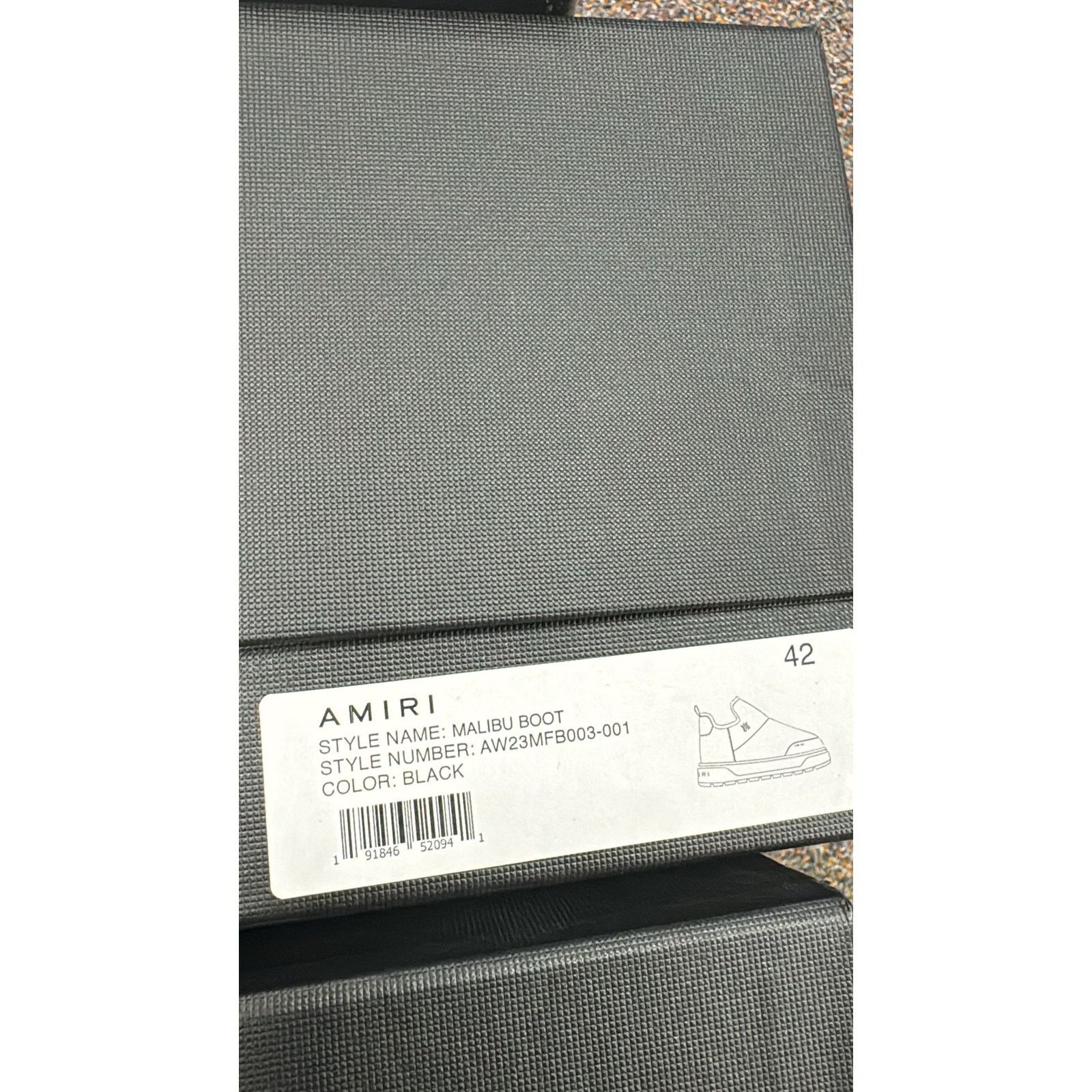 Amiri o1rshd1 Q:4 / Malibu Boots in Black Size US 9 / EU 42 - 23 Thumbnail