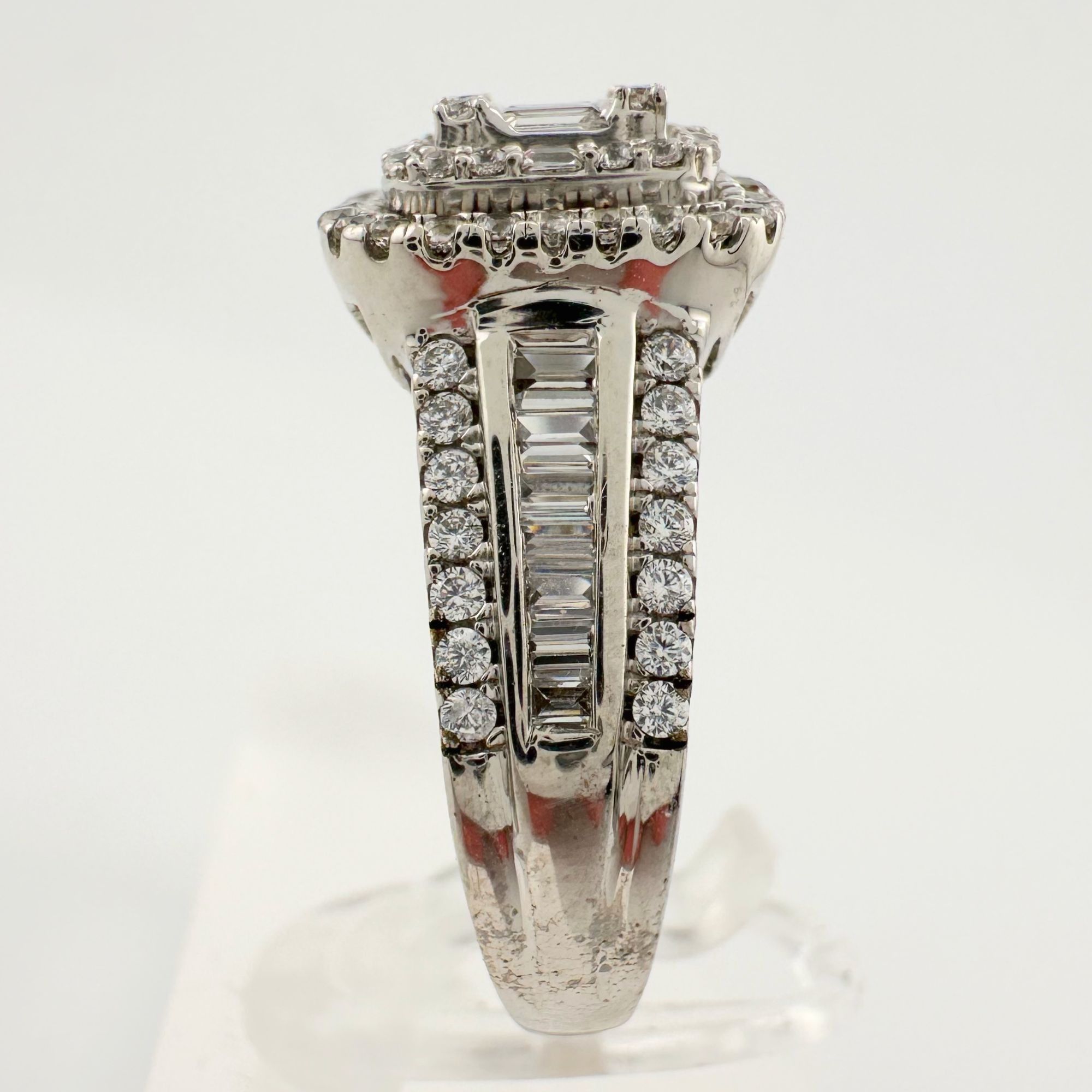 Other Elegant 2 Carat Lab Created White Topaz Ring Size 7 Size ONE SIZE - 2 Thumbnail