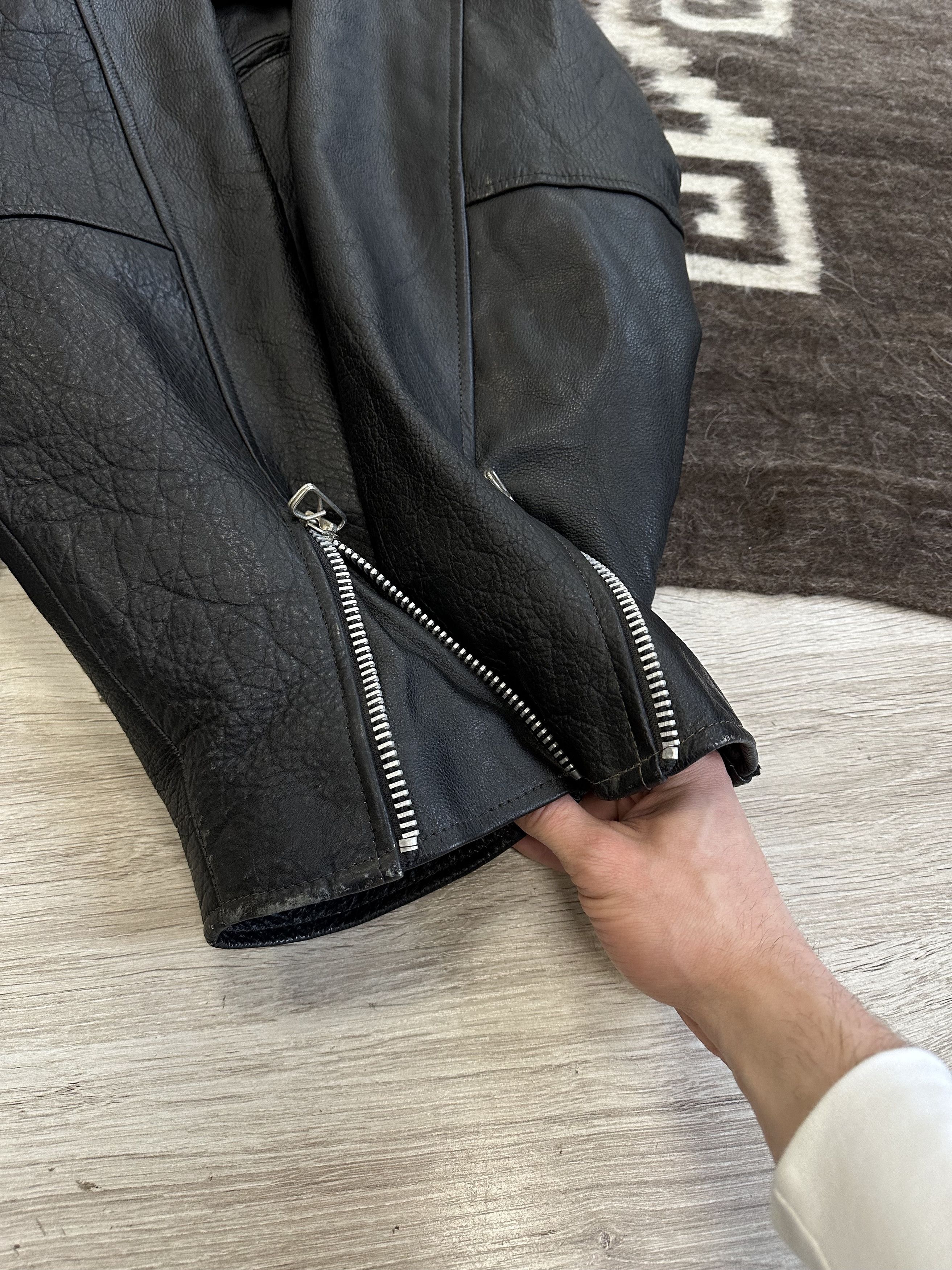 Vintage Vintage Leather Racing Biker Moto Jacket 6606AC Size US L / EU 52-54 / 3 - 5 Thumbnail