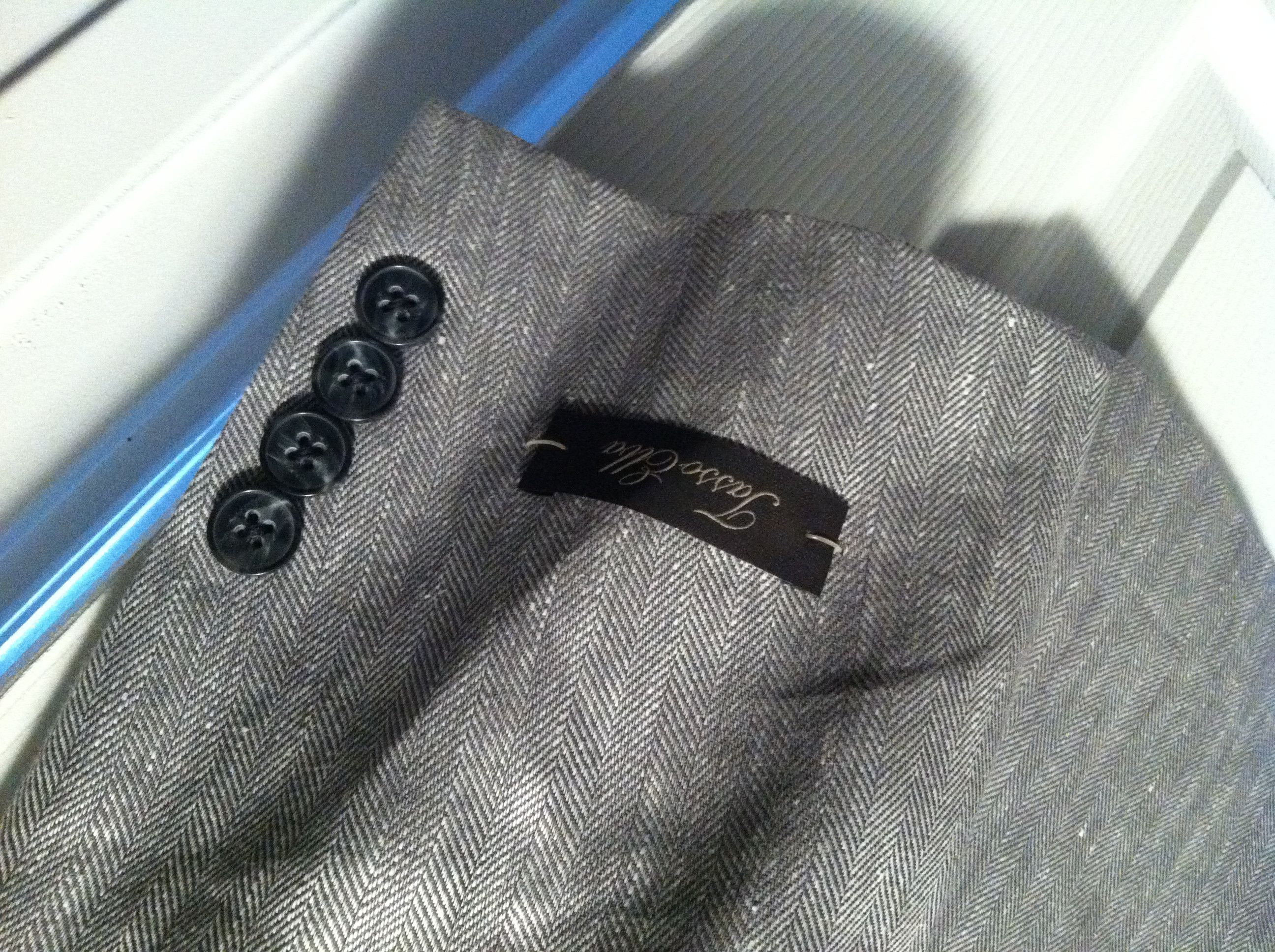 Tasso Elba TASSO ELBA MENS NEW 62%LINEN 38%VISCOSE SPORT JACKET 40S Size 40S - 3 Thumbnail