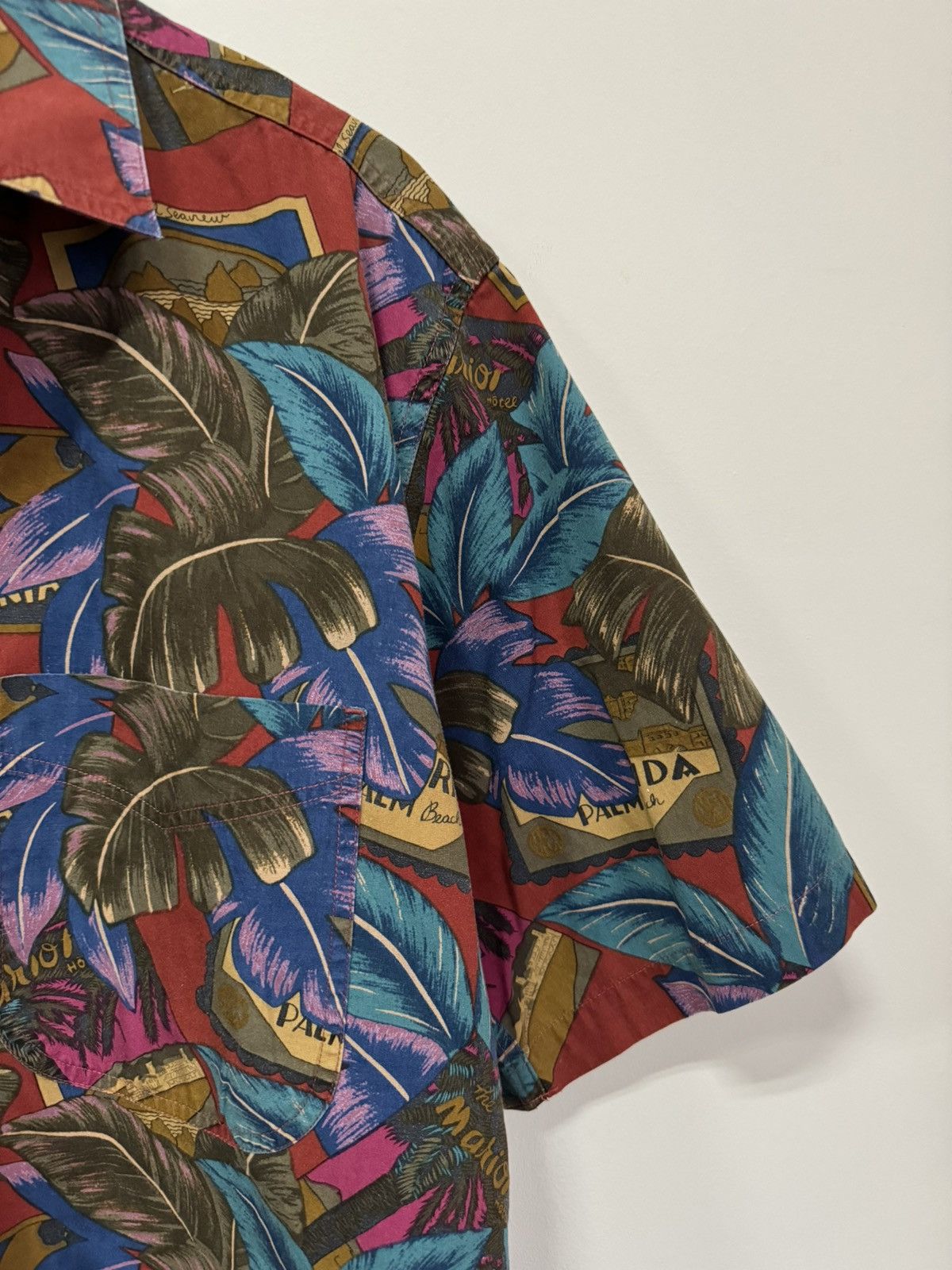Vintage × Woolrich Woolen Mills Woolrich Vintage 1990s Hotel California Short Sleeve Shirt Size US L / EU 52-54 / 3 - 2 Thumbnail