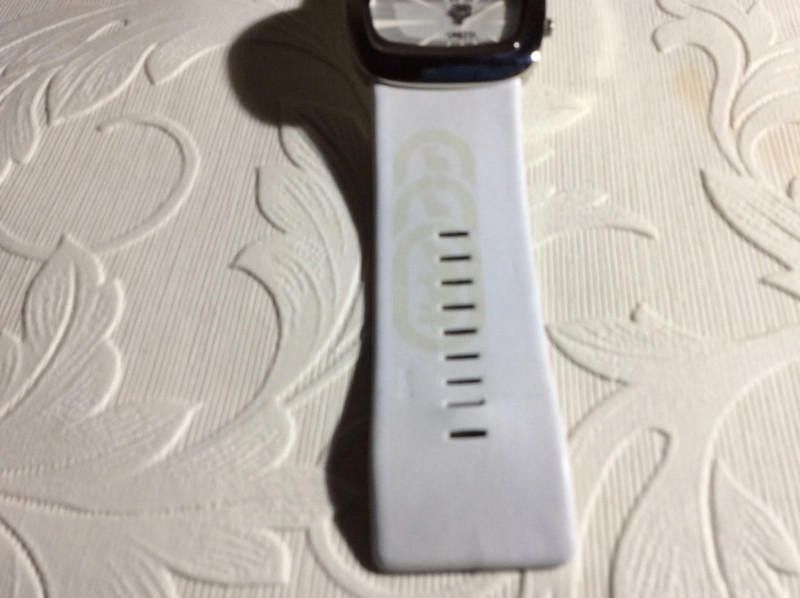 Marc Ecko Unlted white silver leather strap watch Size ONE SIZE - 11 Thumbnail