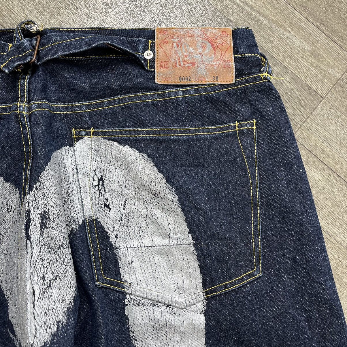 Evisu Vintage Evisu Daicock Big Logo Selvedge Jeans Size US 29 - 6 Thumbnail