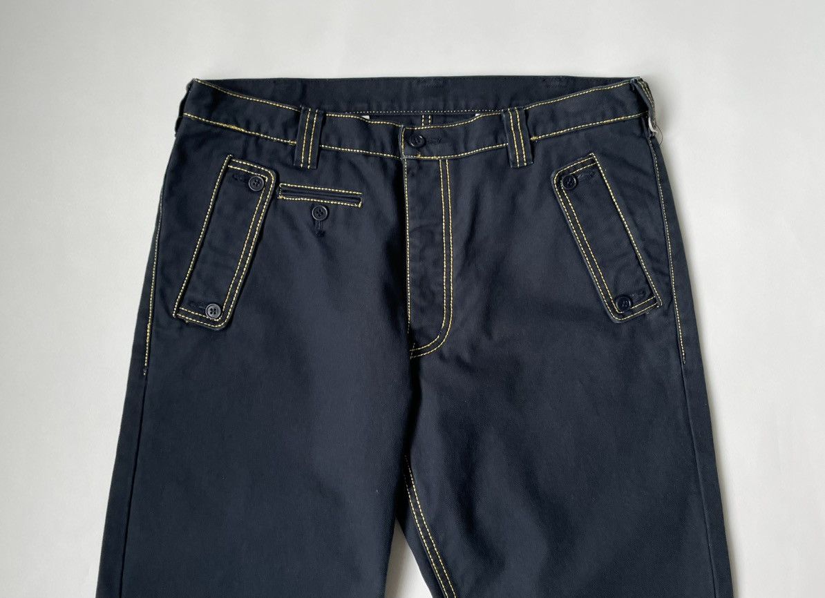 Comme des Garcons S/S 06 Contrast Stitch Utility Trousers Size US 34 / EU 50 - 2 Thumbnail