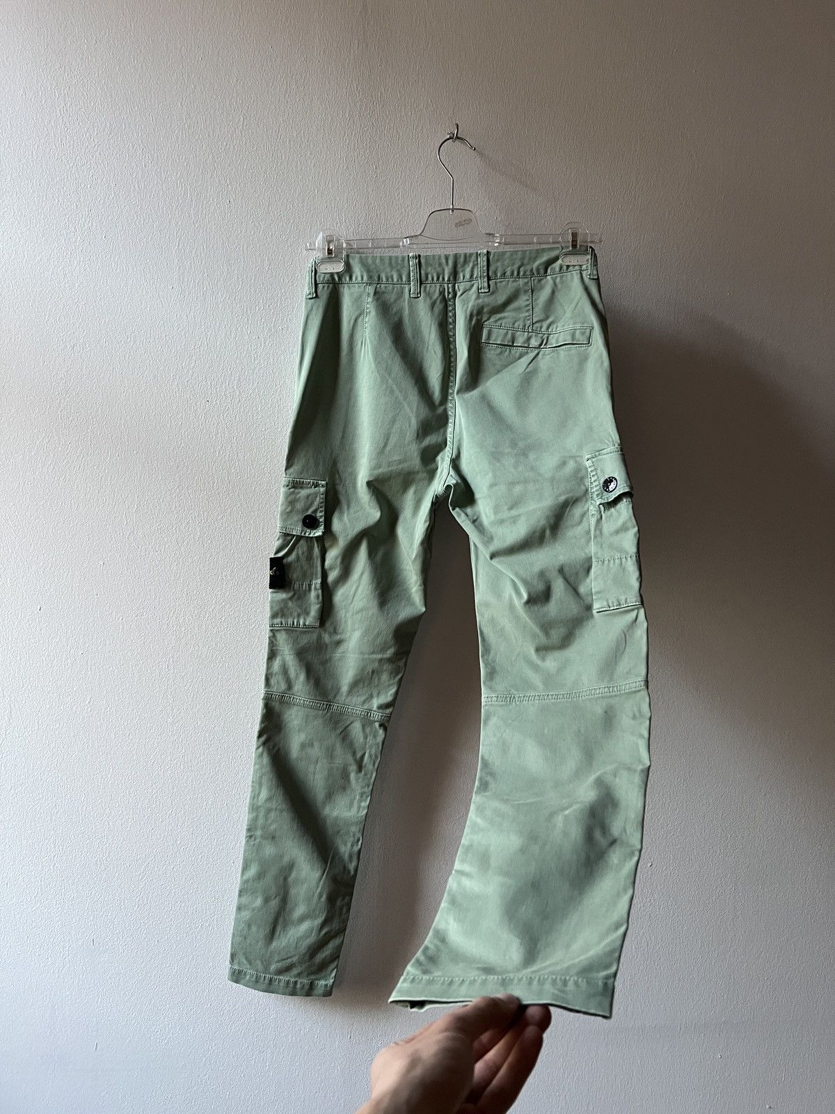 Stone Island Stone Island SL Blue Fade Out Cargo Pants Joggers Size US 30 / EU 46 - 10 Thumbnail