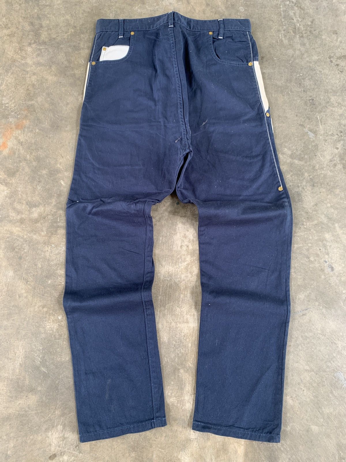 mercibeaucoup Mercibeaucop issey miyeake drop crotch contrast down pocket Size US 31 - 2 Thumbnail