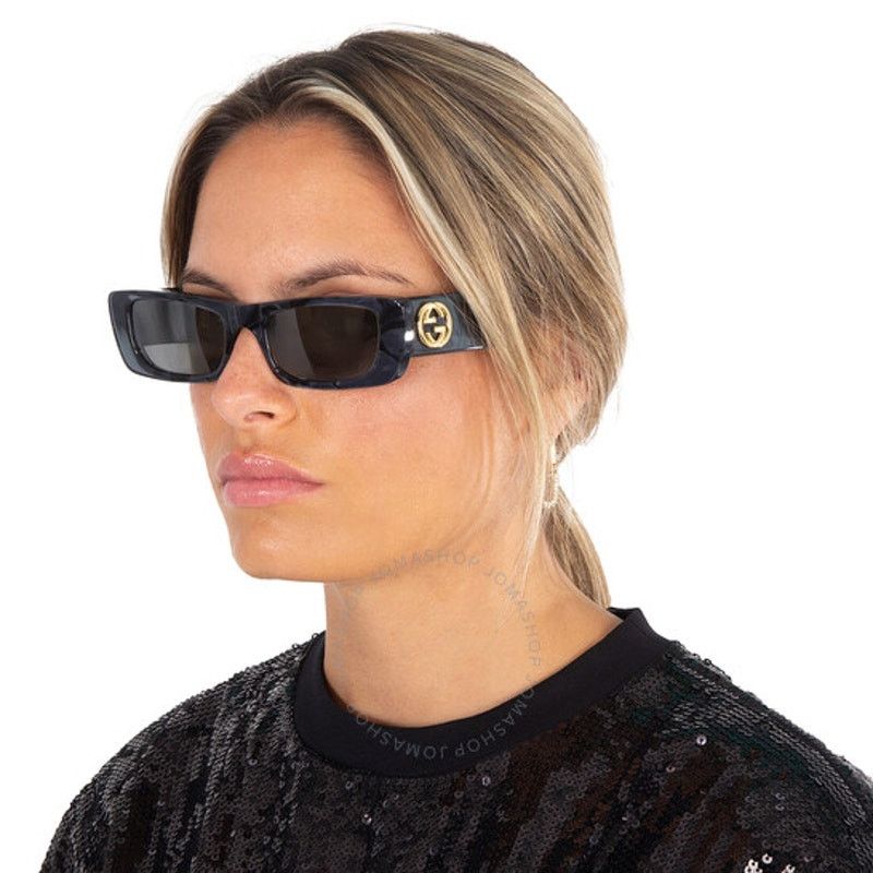 Gucci NEW Gucci Sunglasses GG0516S 013 Black Havana/Silver Mirror Size ONE SIZE - 3 Thumbnail