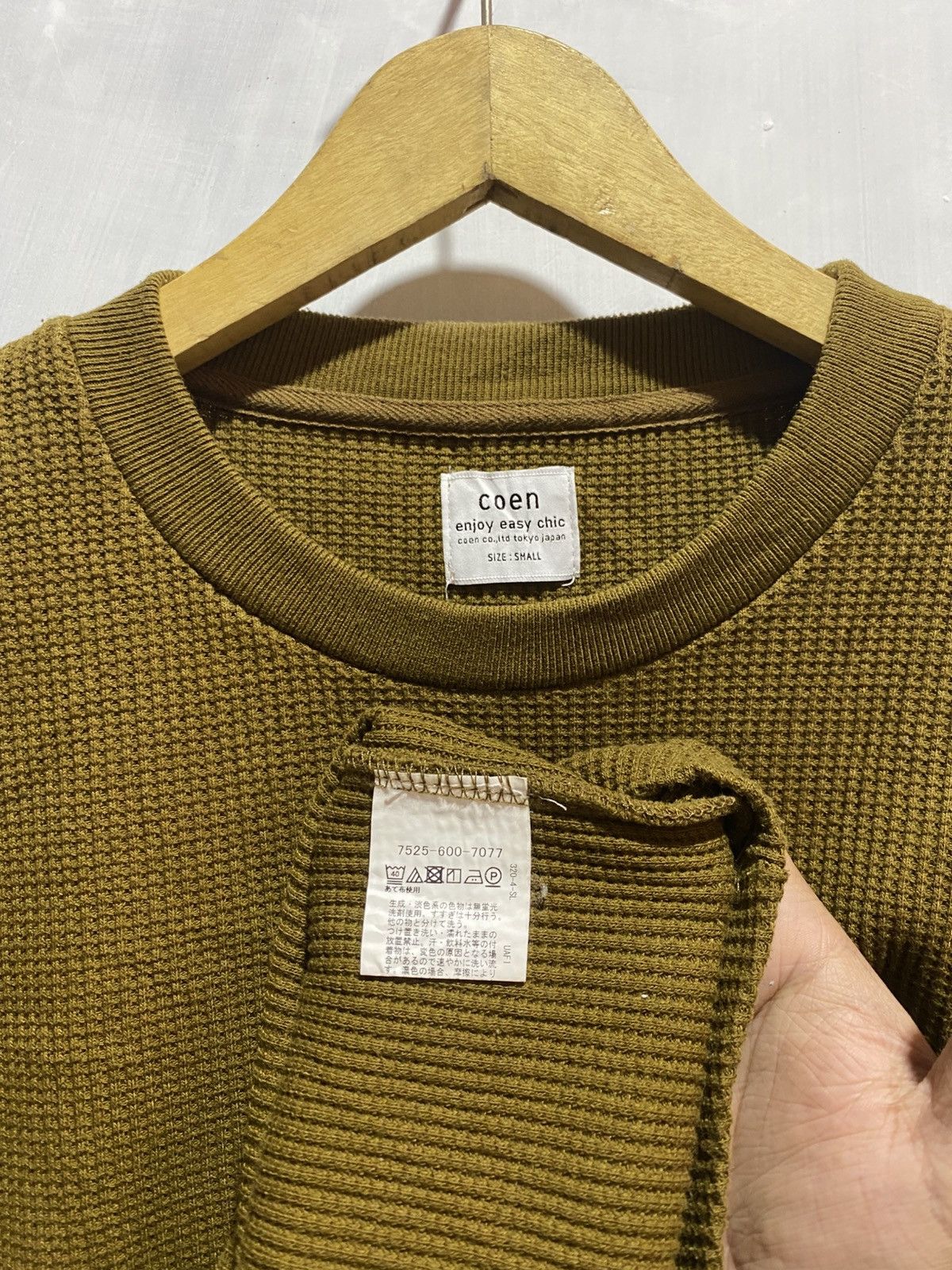 Japanese Brand coen co.ltd tokyo japan heavy waffle tshirt Size US M / EU 48-50 / 2 - 4 Thumbnail