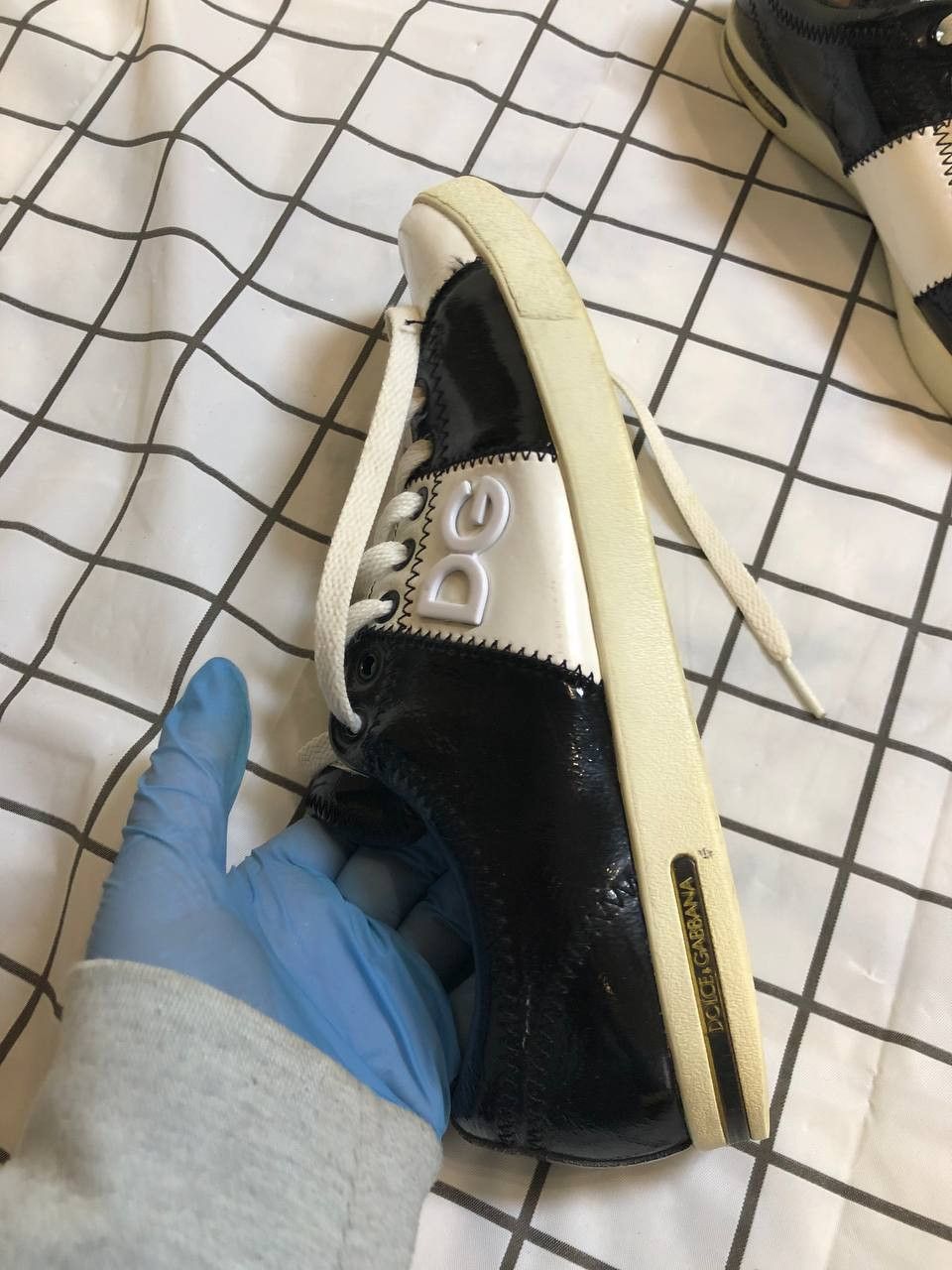 Dolce & Gabbana Dolce Gabbana Womens Low Top Sneakers Size US 5 / EU 37 - 8 Thumbnail