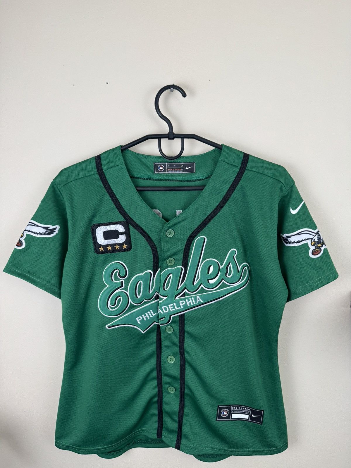 Nike Nike Jason Kelce Green Philadelphia Eagles Women S Baseball Size US S / EU 44-46 / 1 - 6 Thumbnail