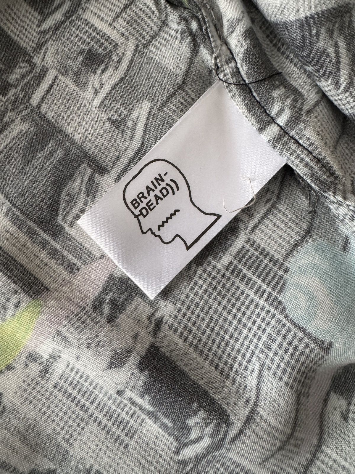 Brain Dead 🔥🔥 Brain Dead Snail Print Hawaiian Shirt Size US L / EU 52-54 / 3 - 9 Thumbnail